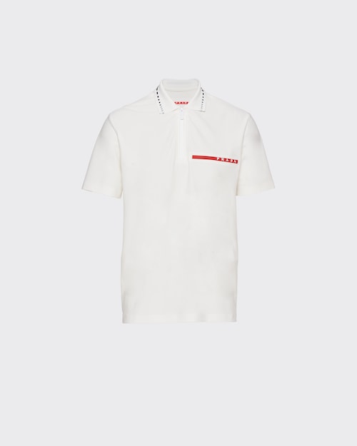 Prada 珠地棉Polo衫 1