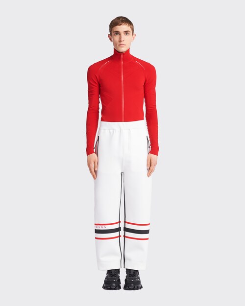 Prada Printed technical fabric pants 2