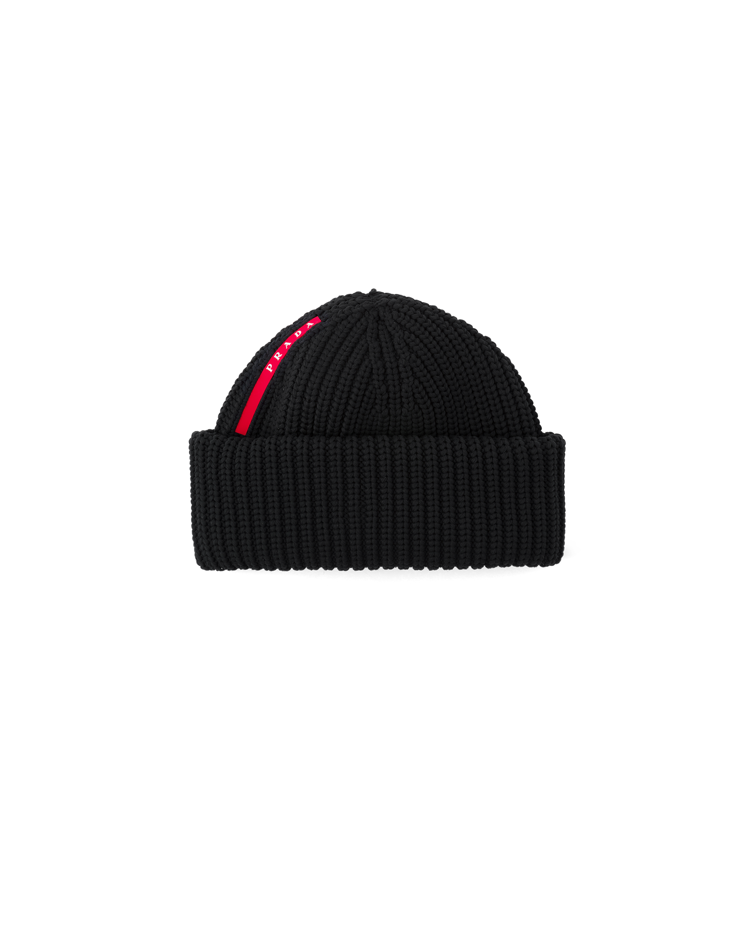 prada ribbed beanie