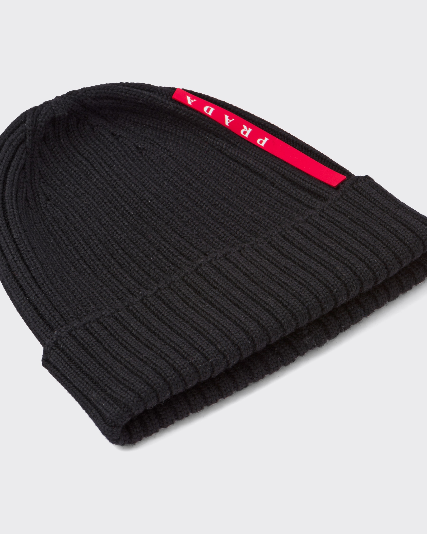 Black Wool Beanie PRADA
