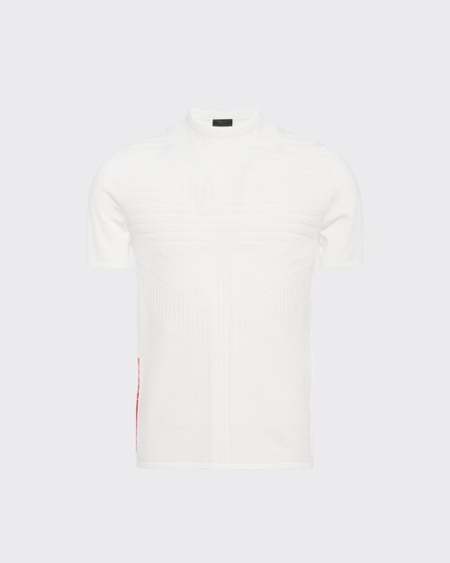 White nylon t shirt clearance
