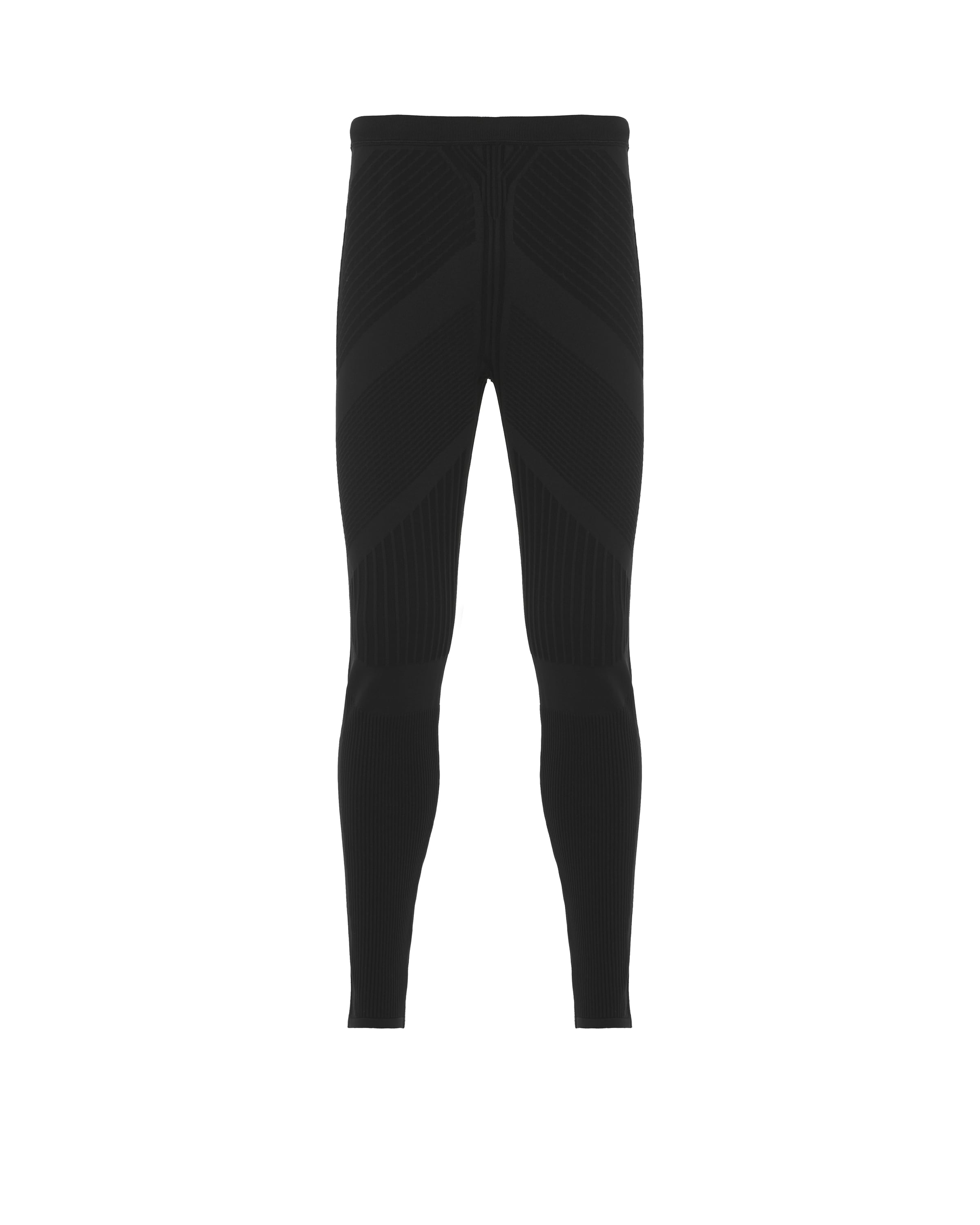 Prada Techno Knit Technical Pants In Black