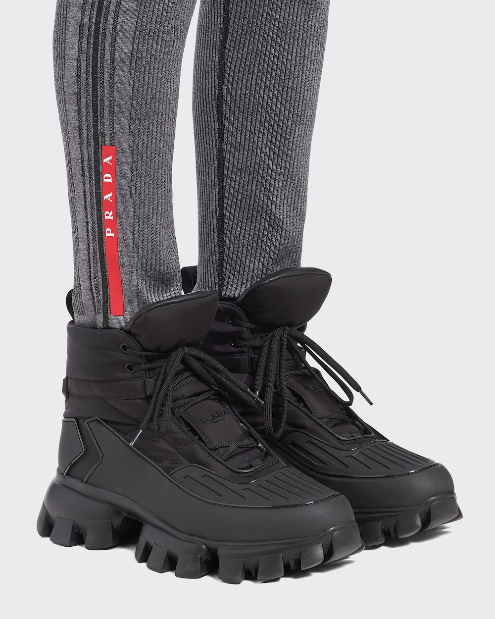 Slate Gray Techno knit technical pants 