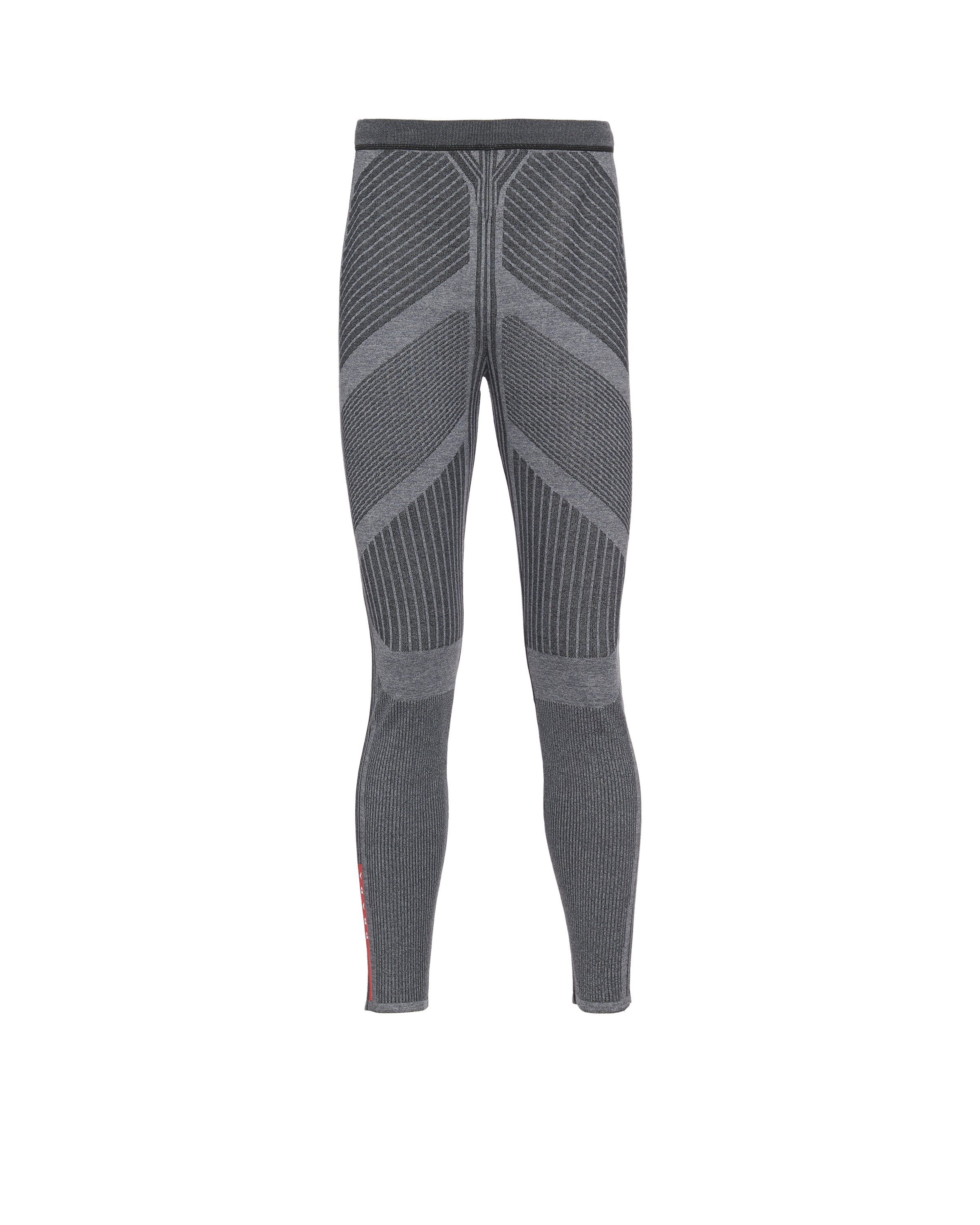 Slate Gray Techno knit technical pants | Prada