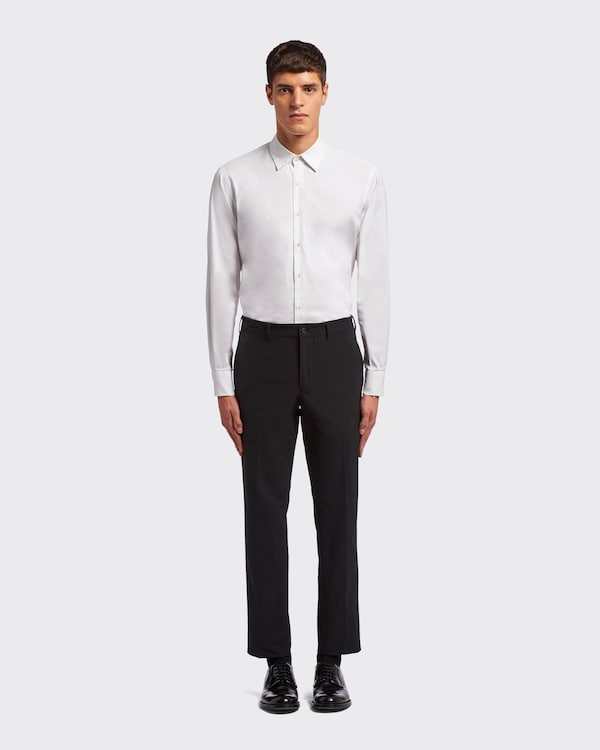 Stretch technical fabric trousers Stretch technical fabric trousers
