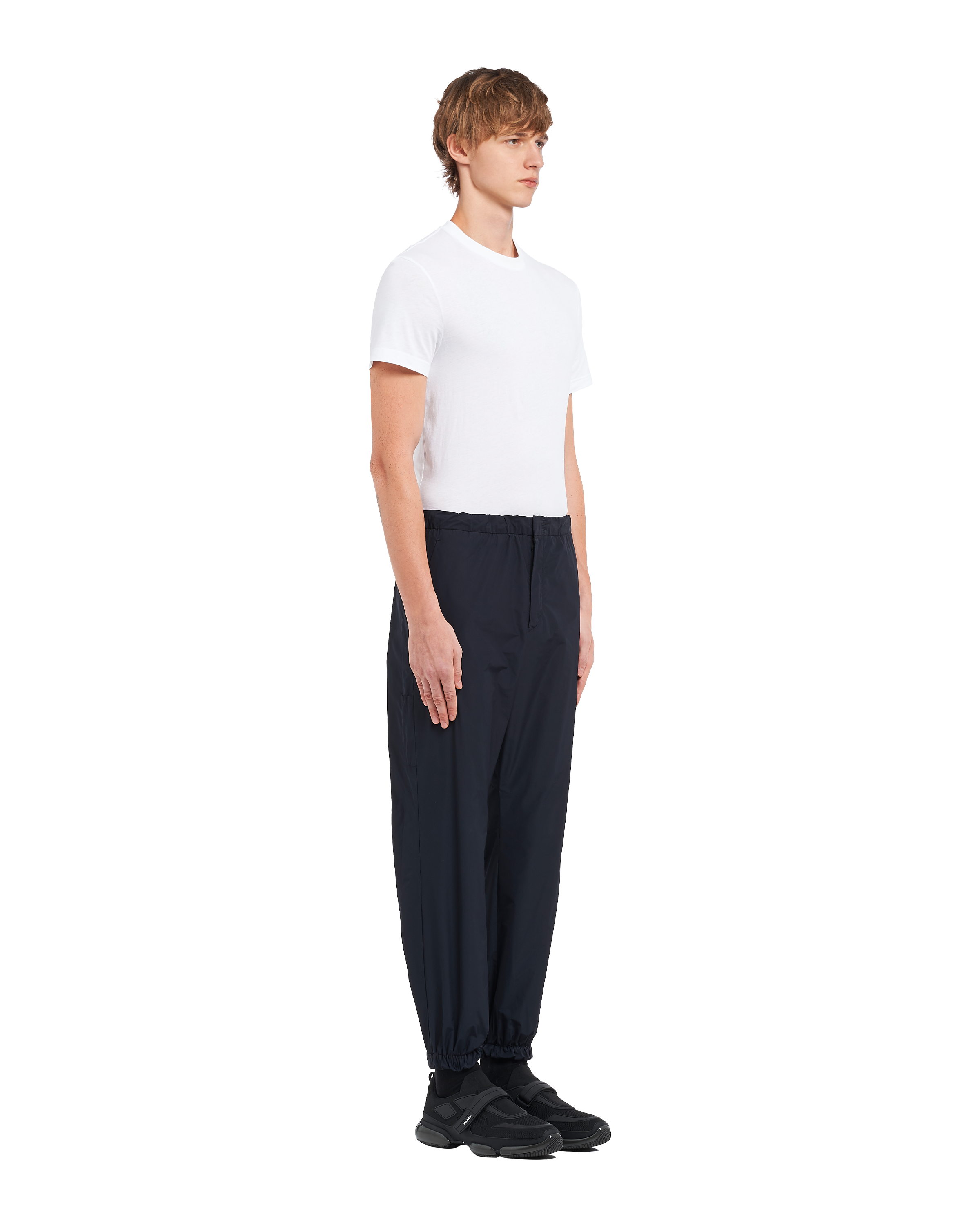 Technical poplin jogging pants | Prada