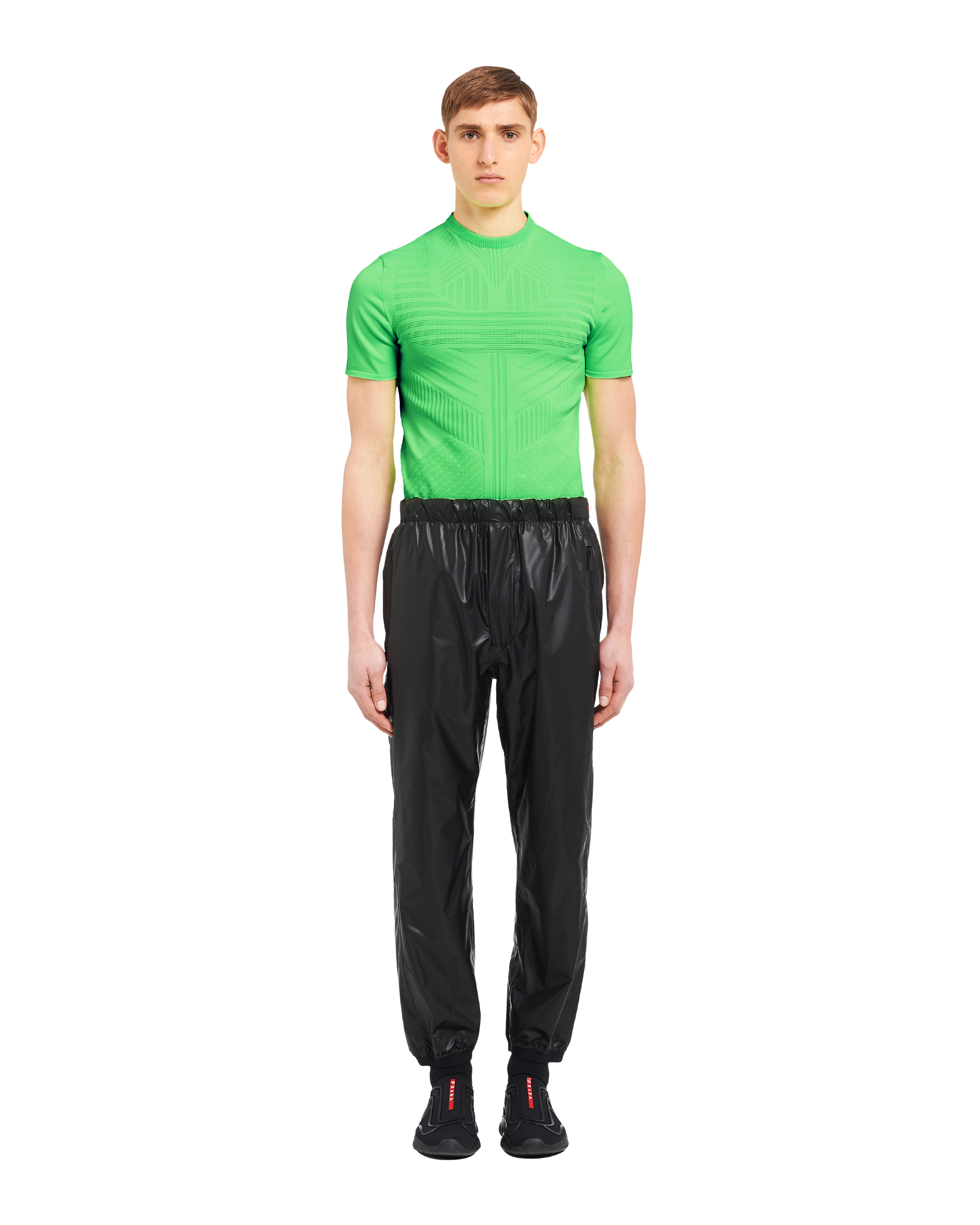 prada logo pants