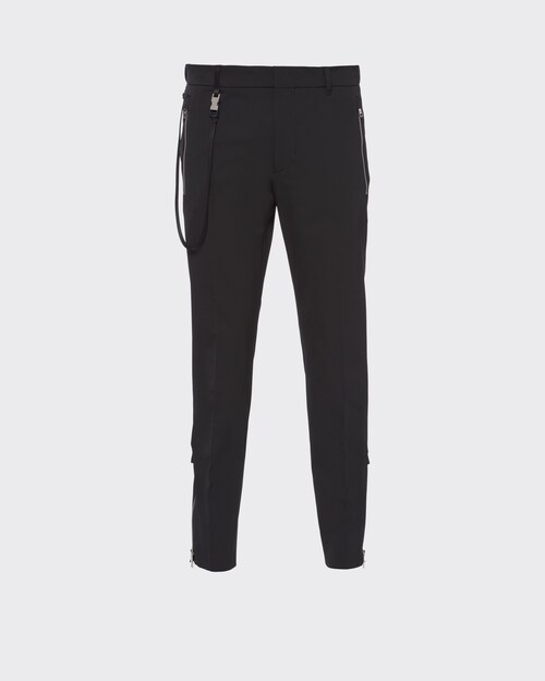 Stretch technical fabric pants | Prada