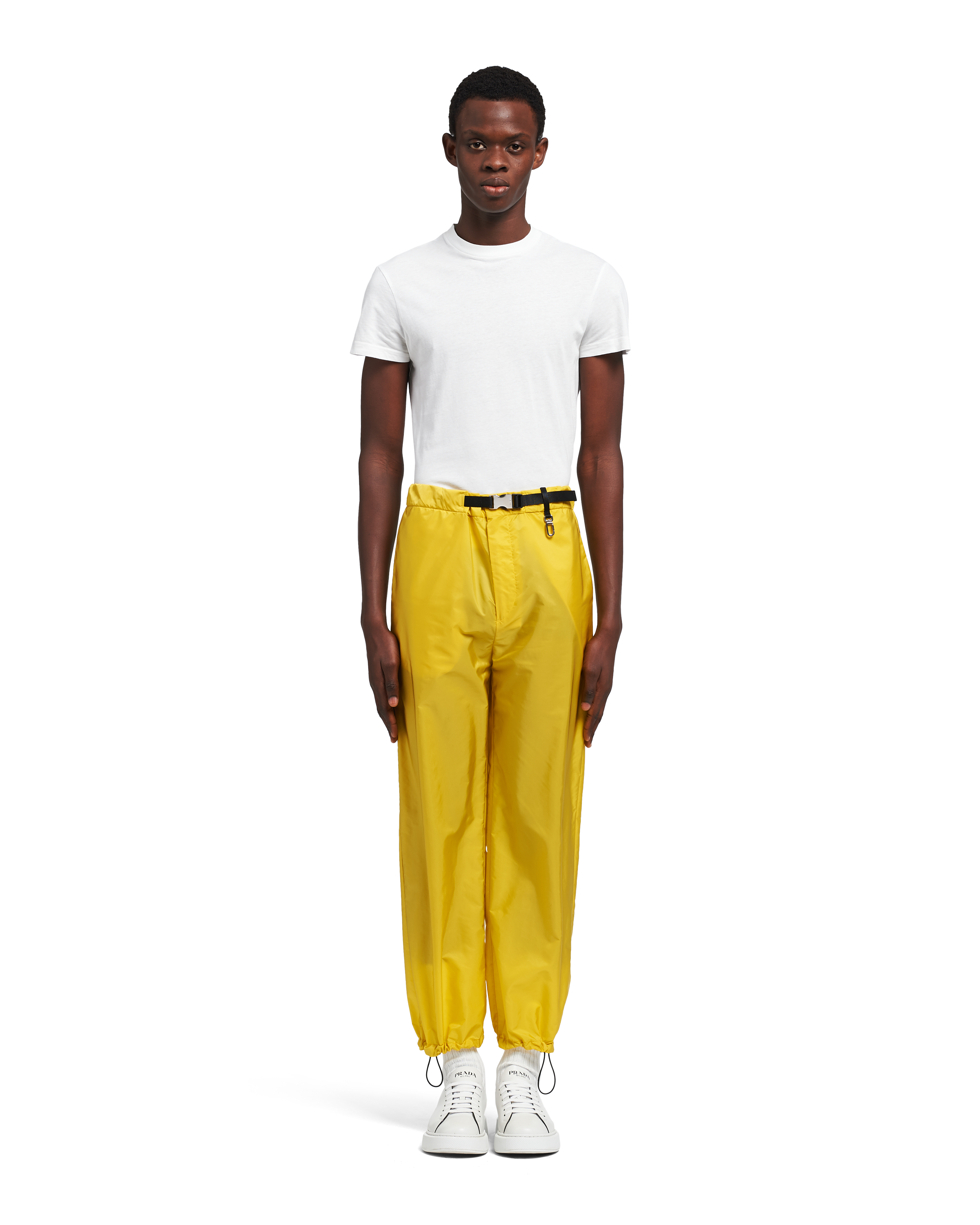 Yellow nylon pants Clearance