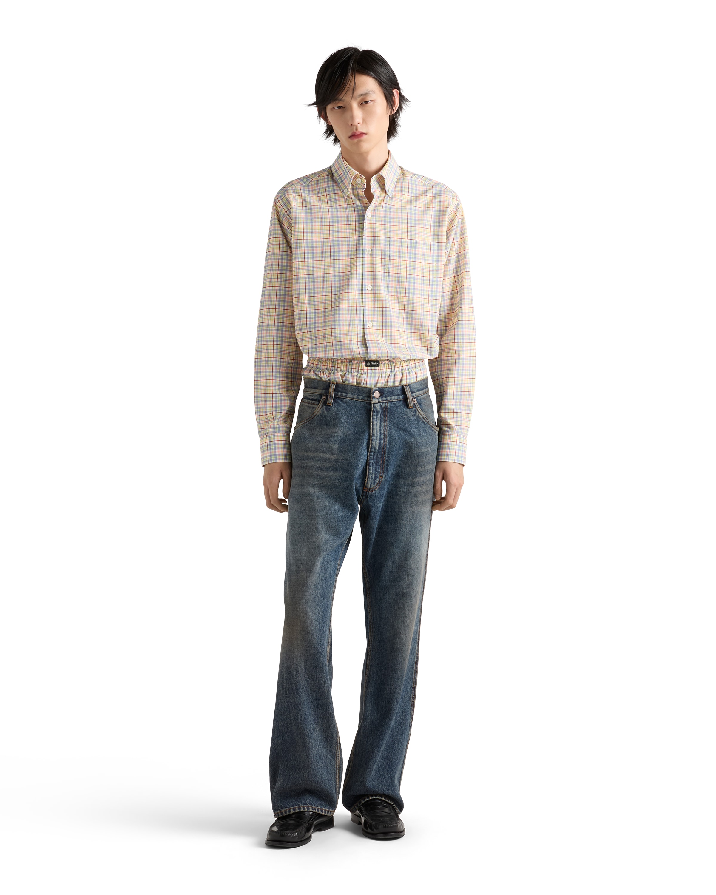 Prada Cotton Bermudas In Multi