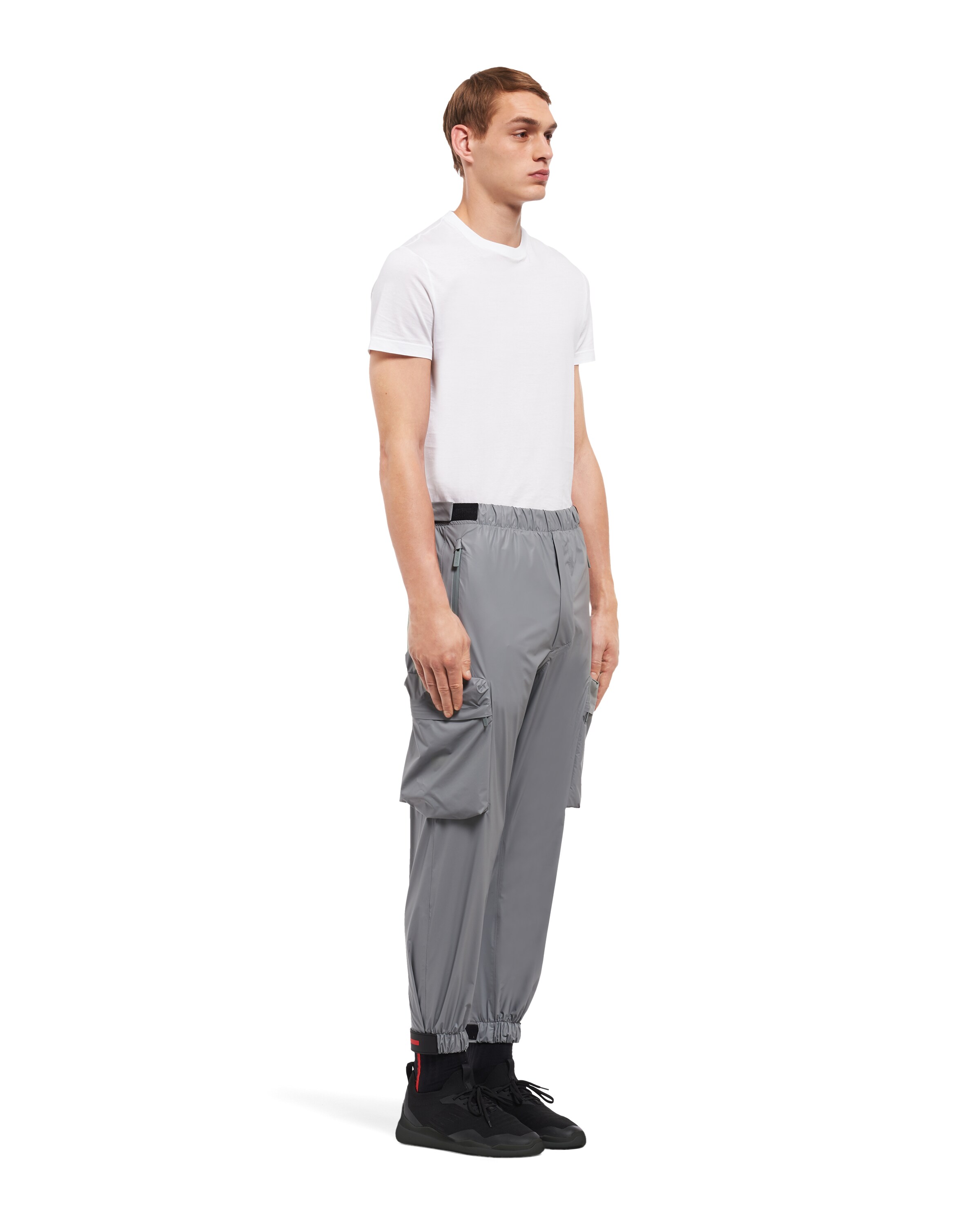 Aluminum Light Nylon cargo pants Prada