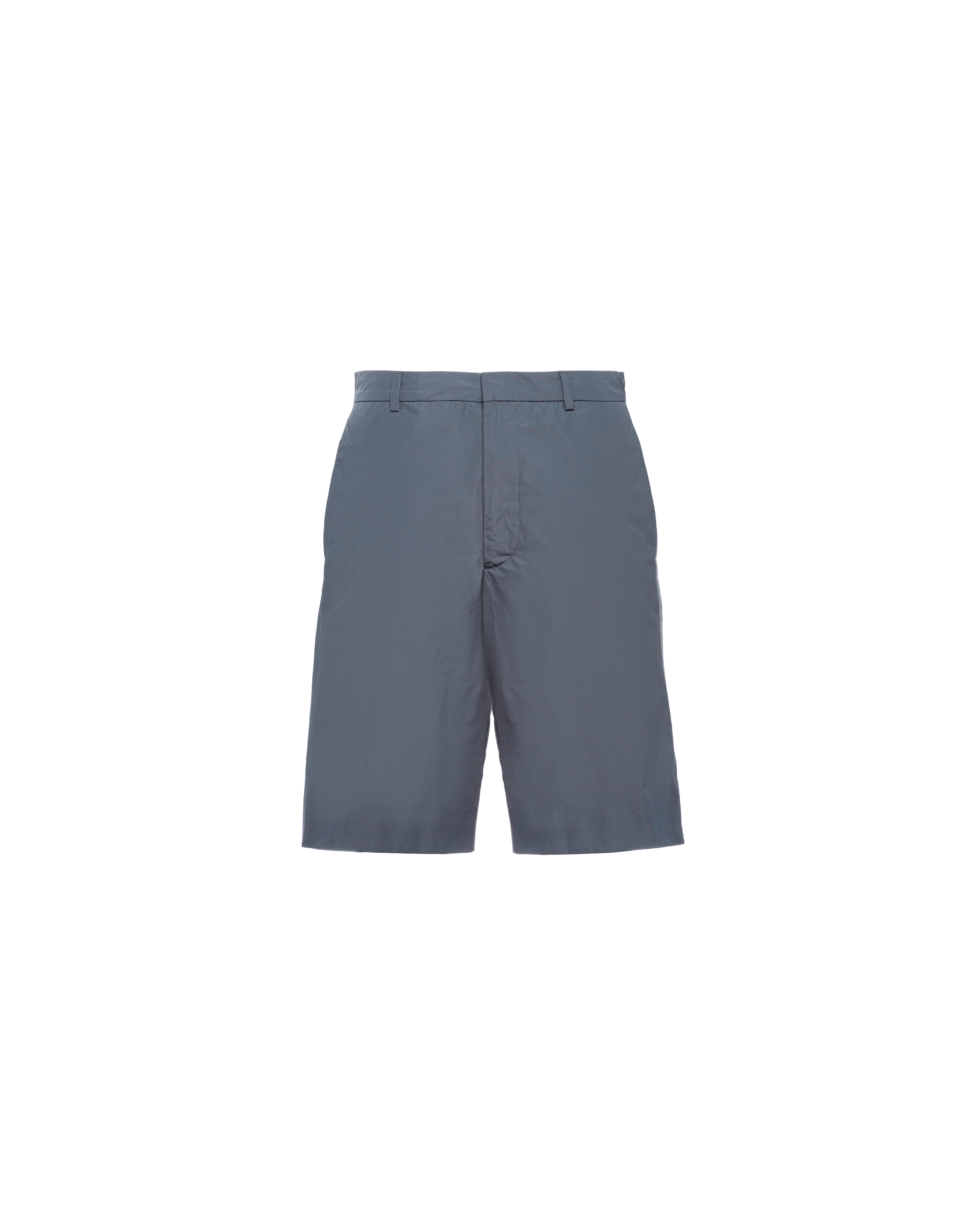 Technical poplin Bermuda shorts | Prada