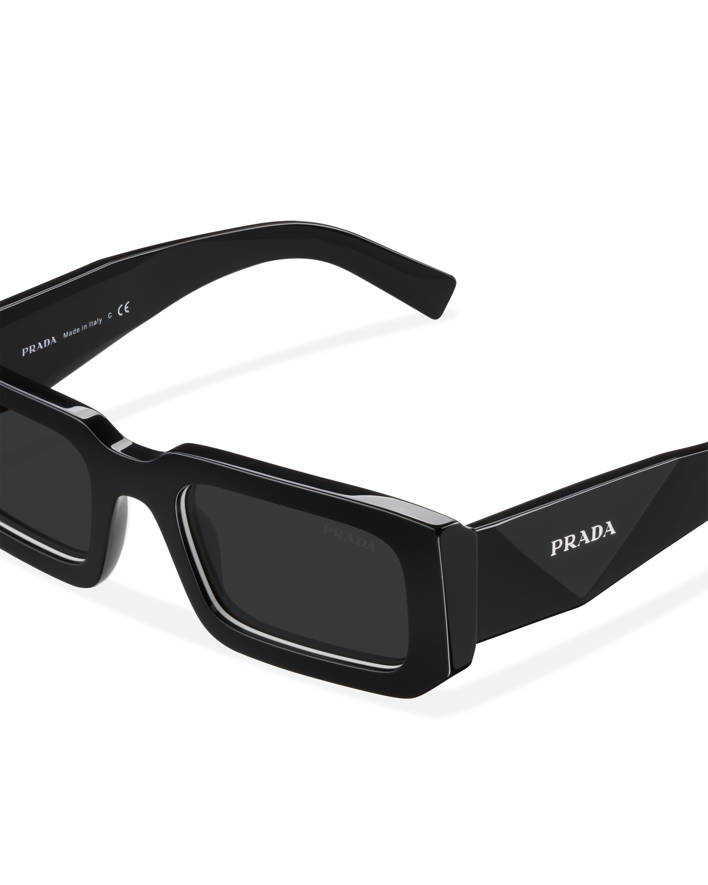 Prada men's black glasses 2025