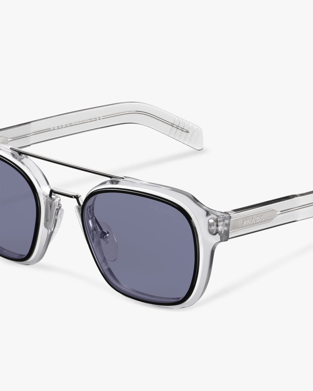 prada clear sunglasses
