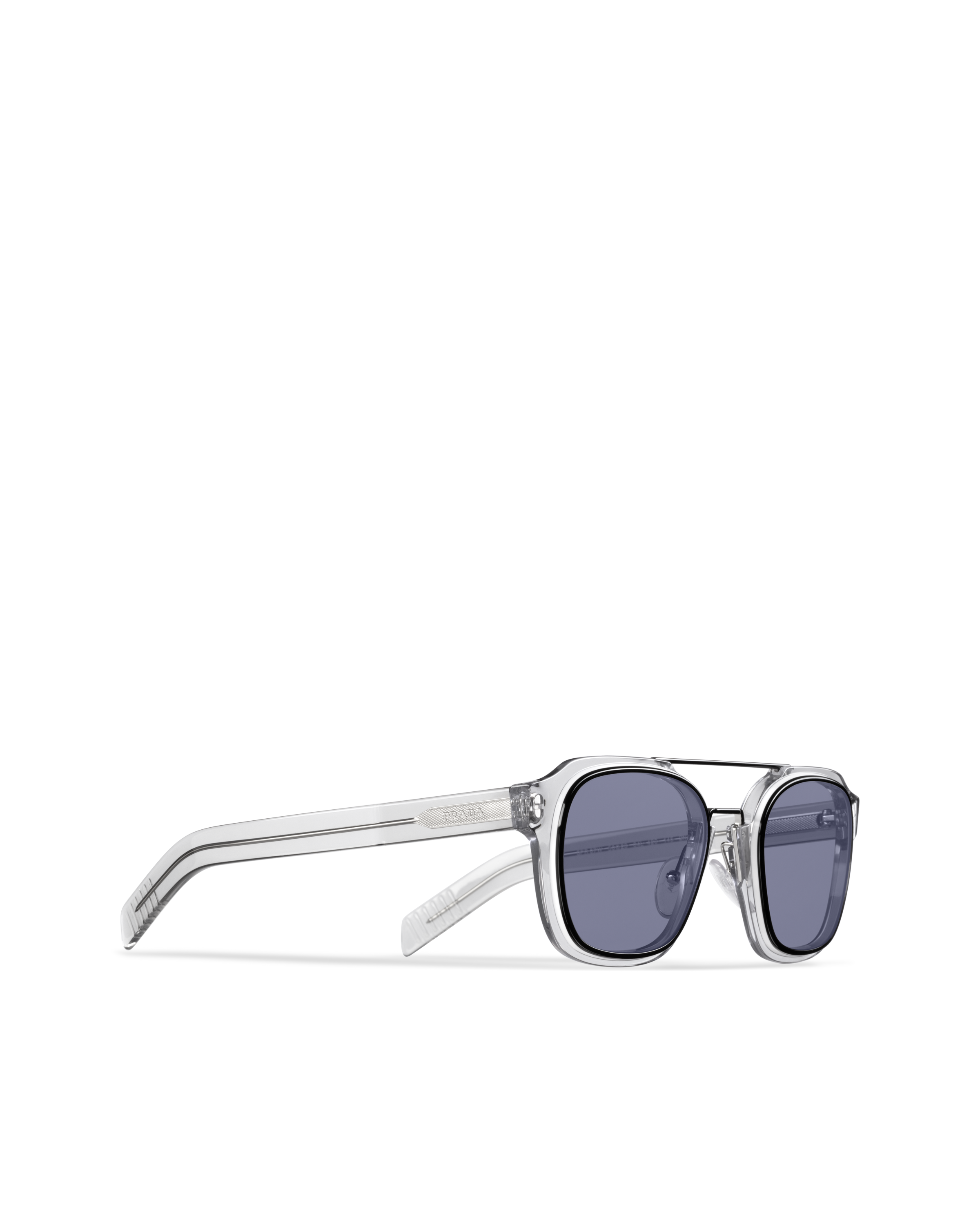 Prada blue frame sunglasses new arrivals