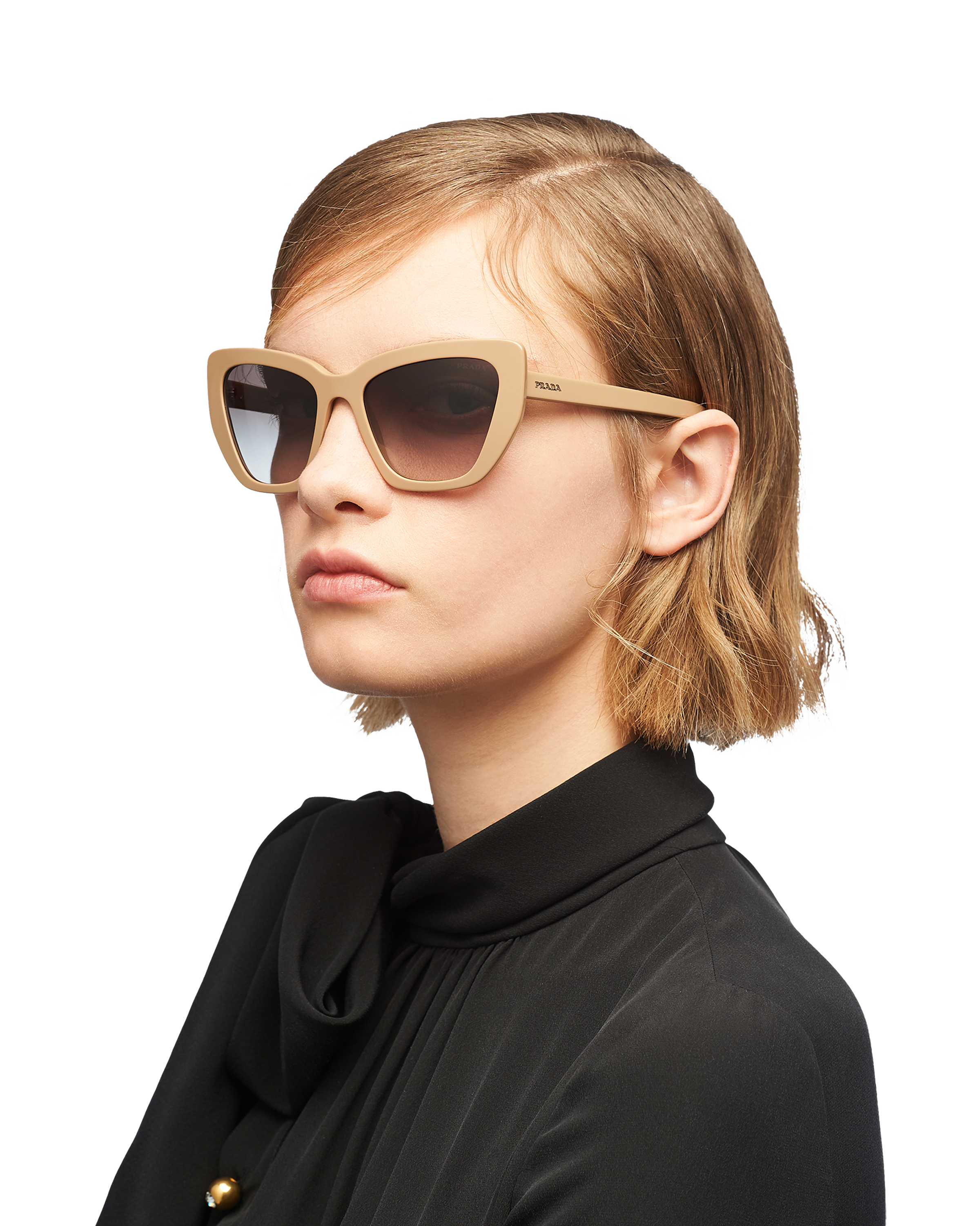 prada cat eye acetate sunglasses