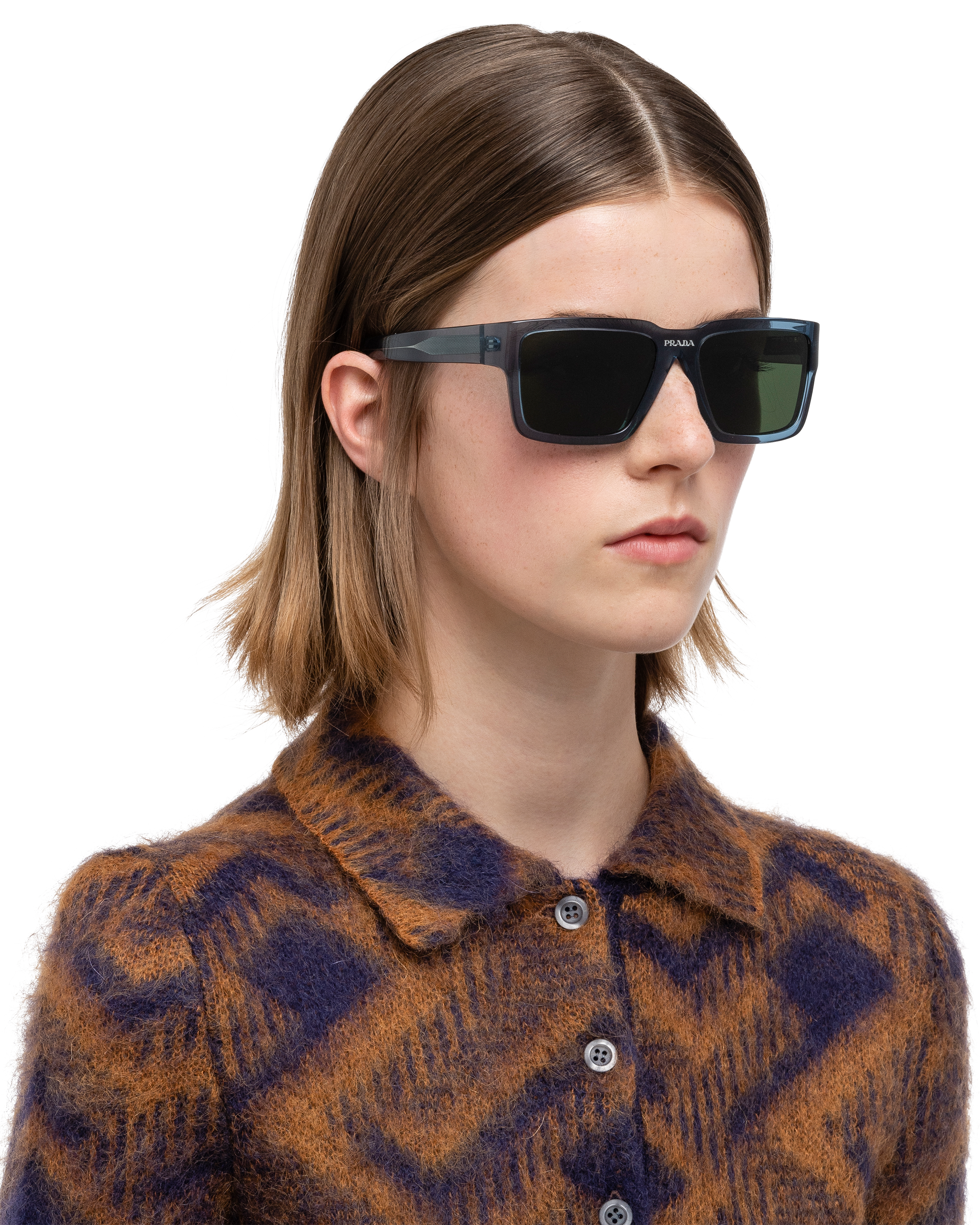 prada runway glasses