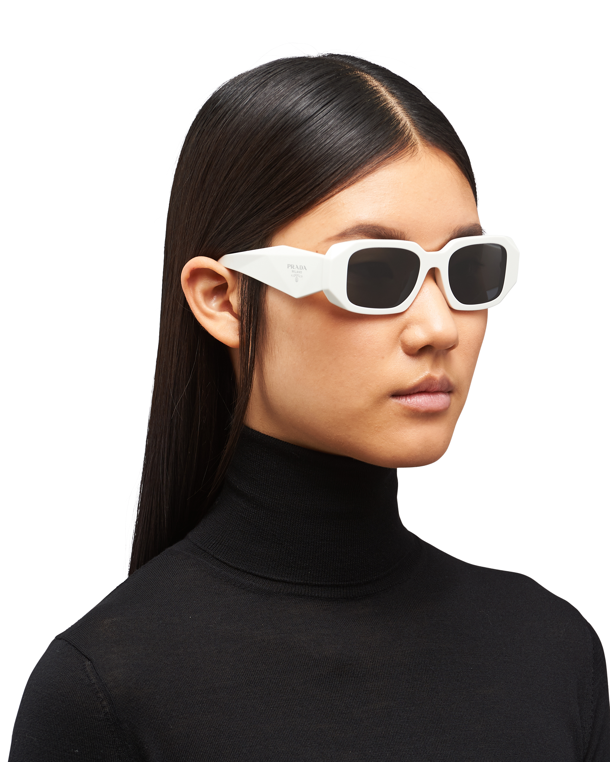 white prada sunglasses