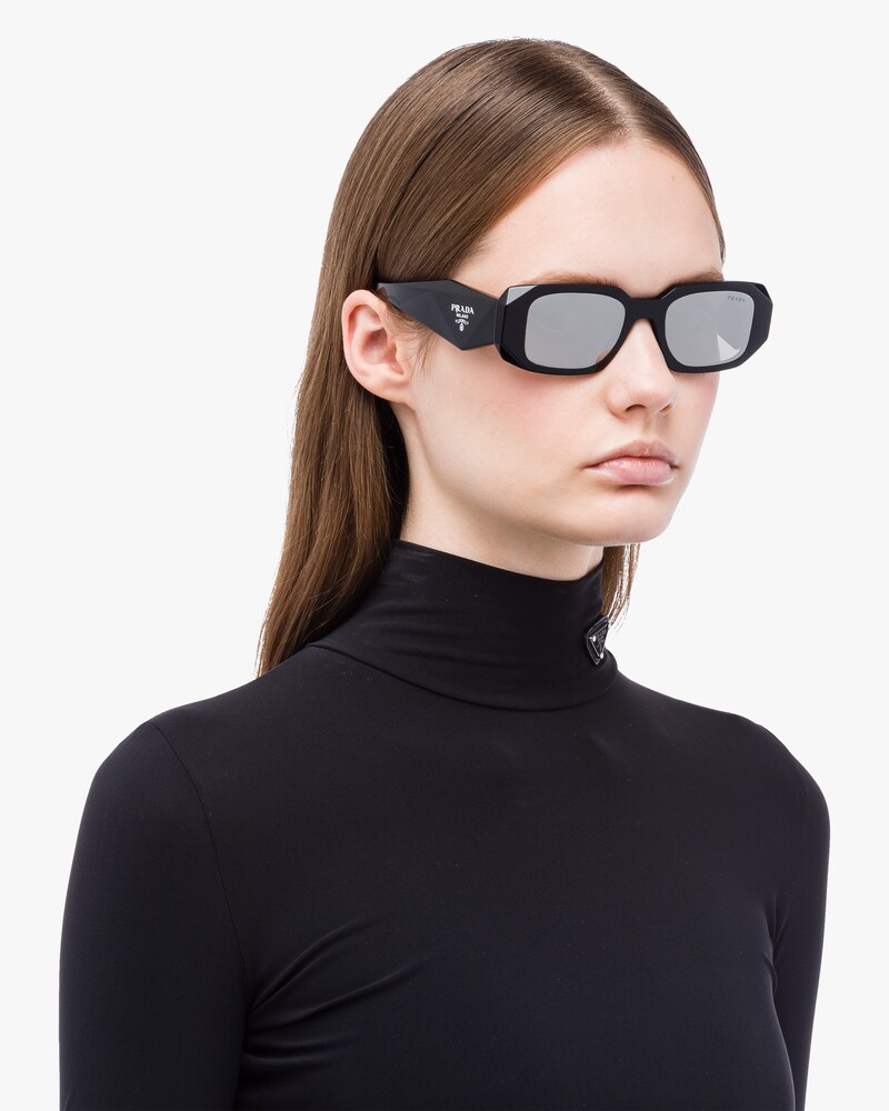 prada reflective sunglasses