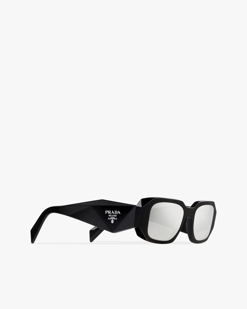 prada triangle glasses