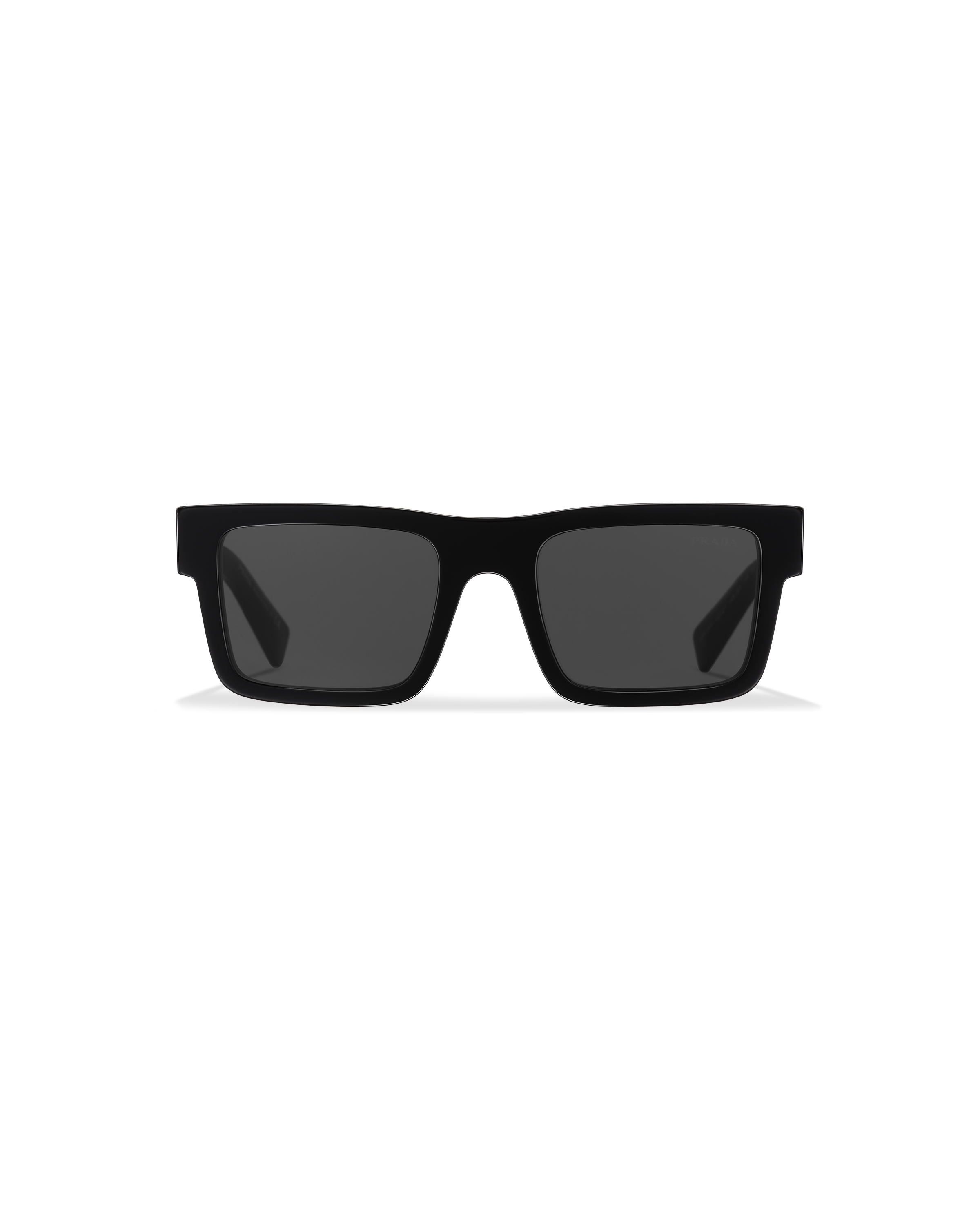 Shop Prada Symbole Sonnenbrille In Slate Gray Lenses