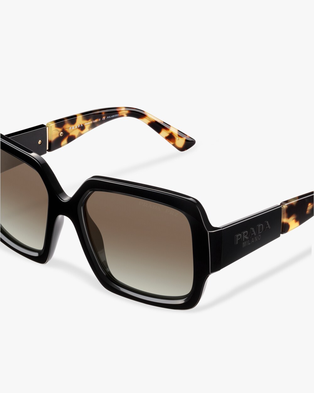 prada women's square sunglasses