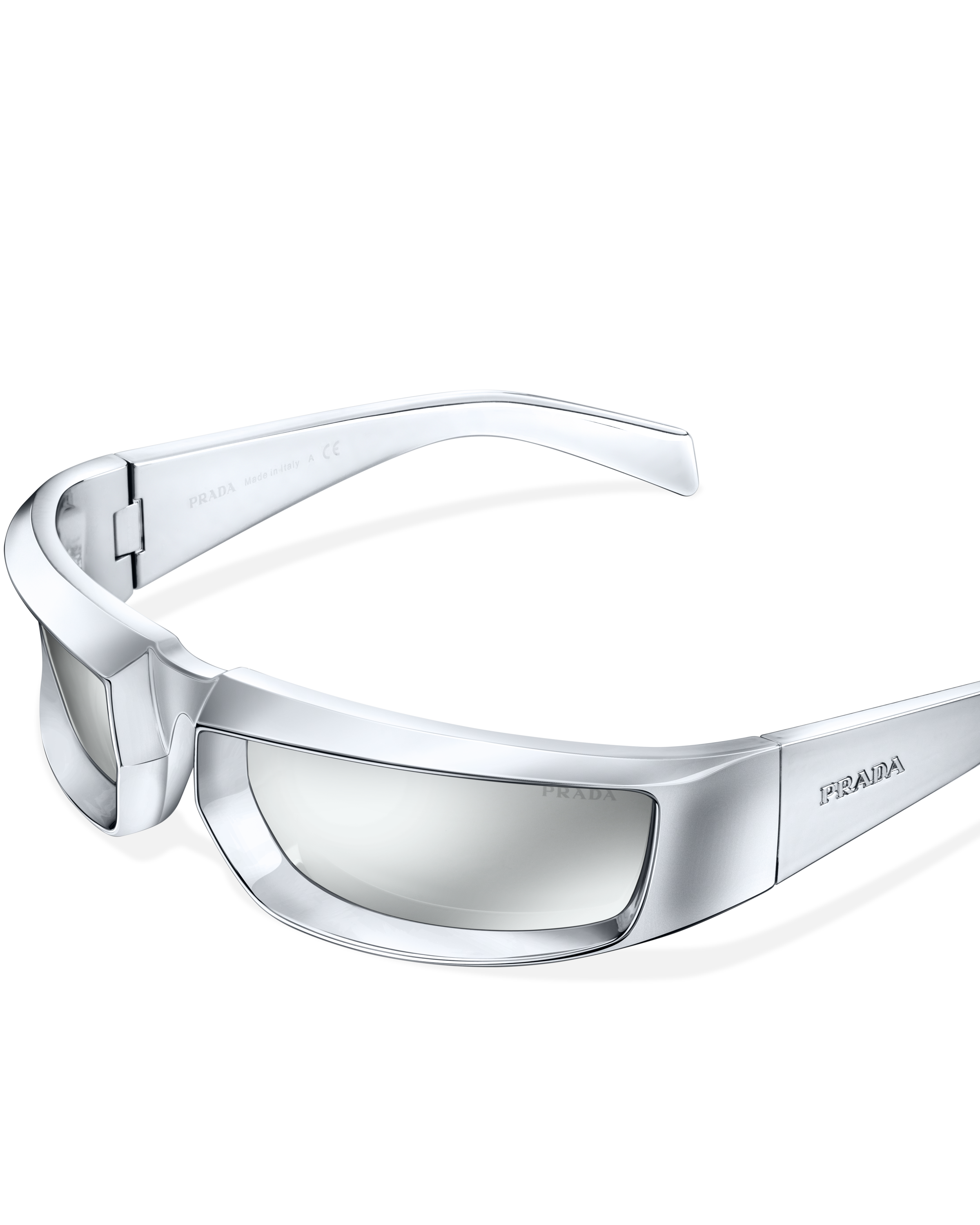 Prada chrome sunglasses discount