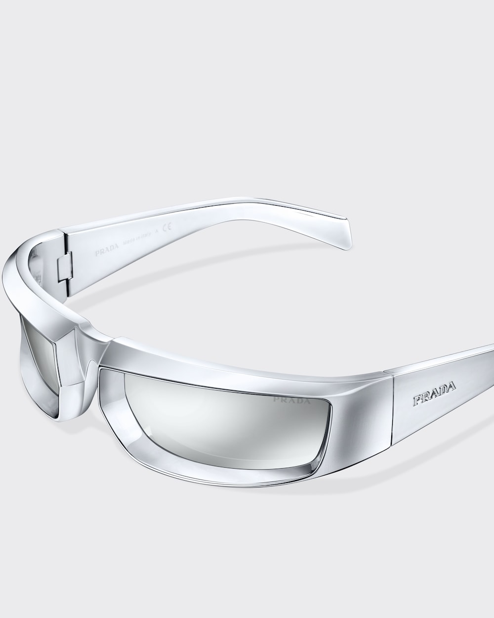 Prada silver sunglasses clearance