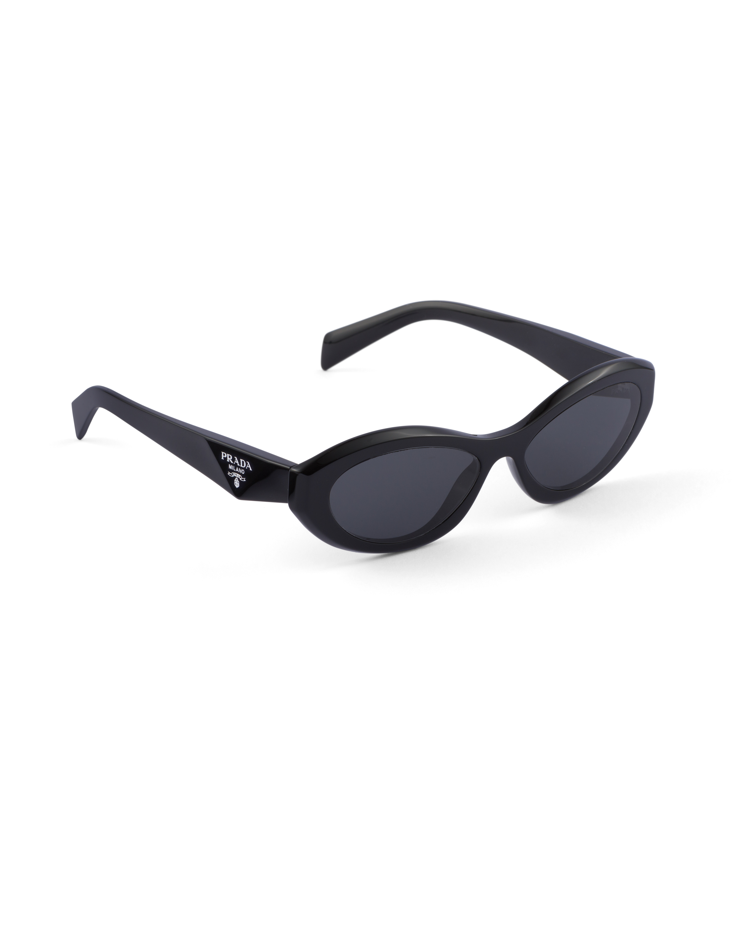 Prada Symbole Sunglasses In Slate Gray Lenses
