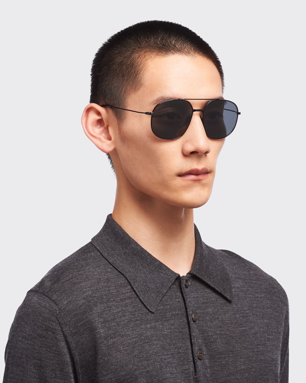 Polarized Black Lenses Prada Eyewear 