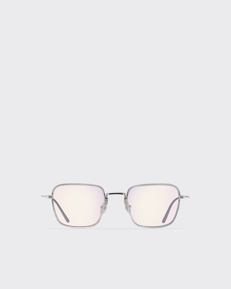 Prada titanium eyeglasses clearance