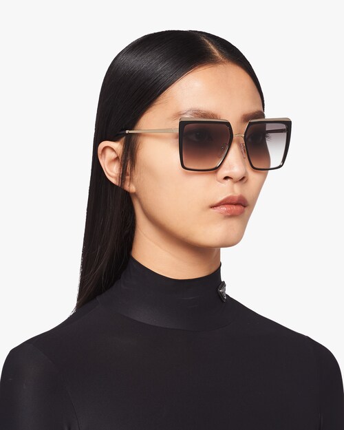 prada colorblock sunglasses