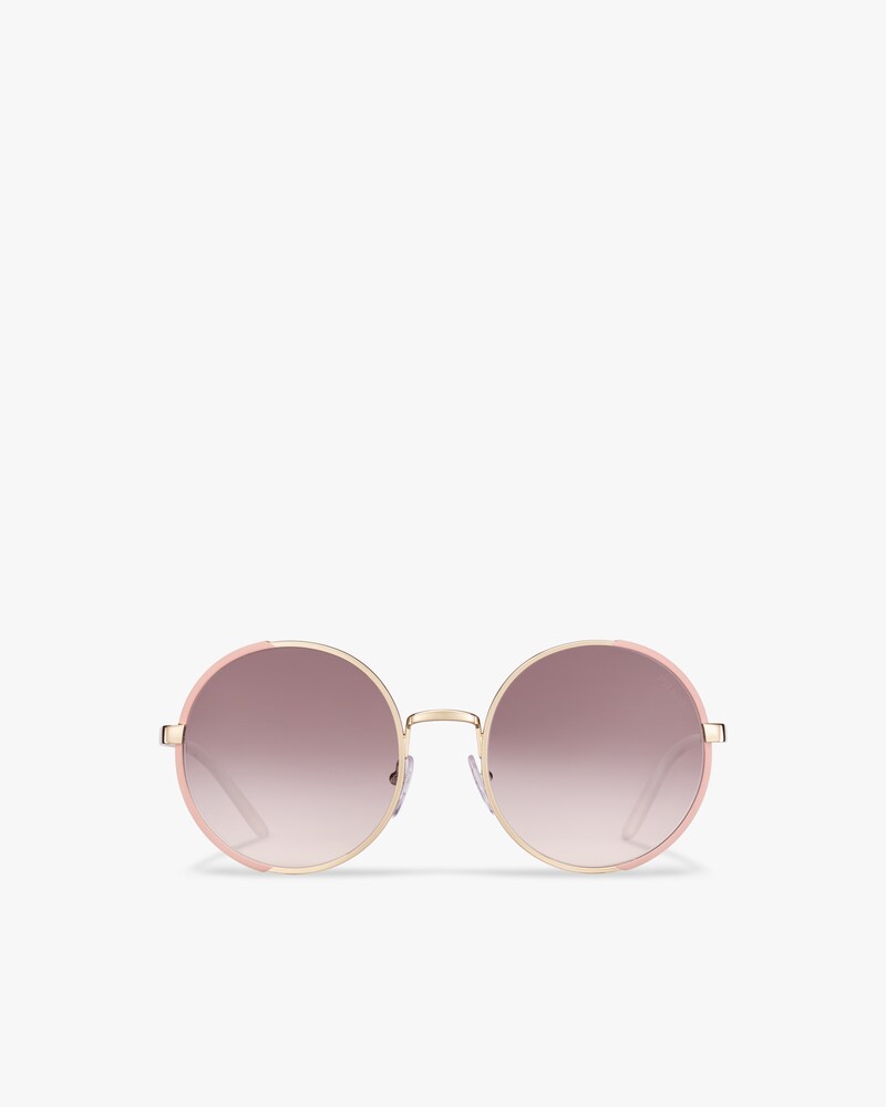 prada mirrored round sunglasses