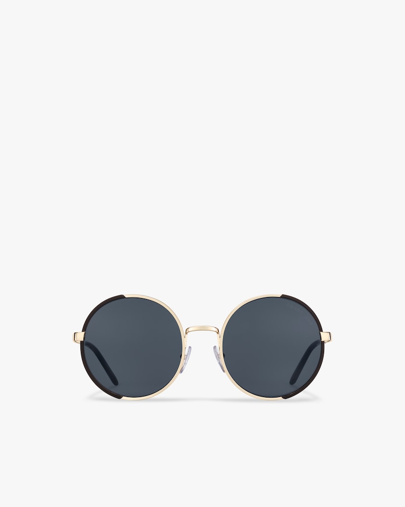 gold prada glasses