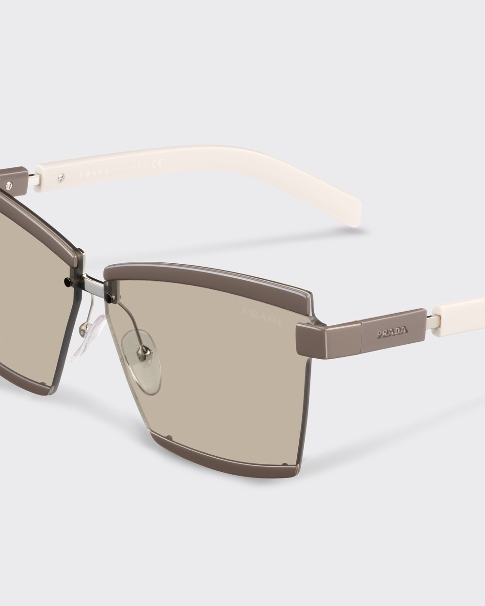 Lunettes de soleil Prada Duple Verres Gris Argile | Prada
