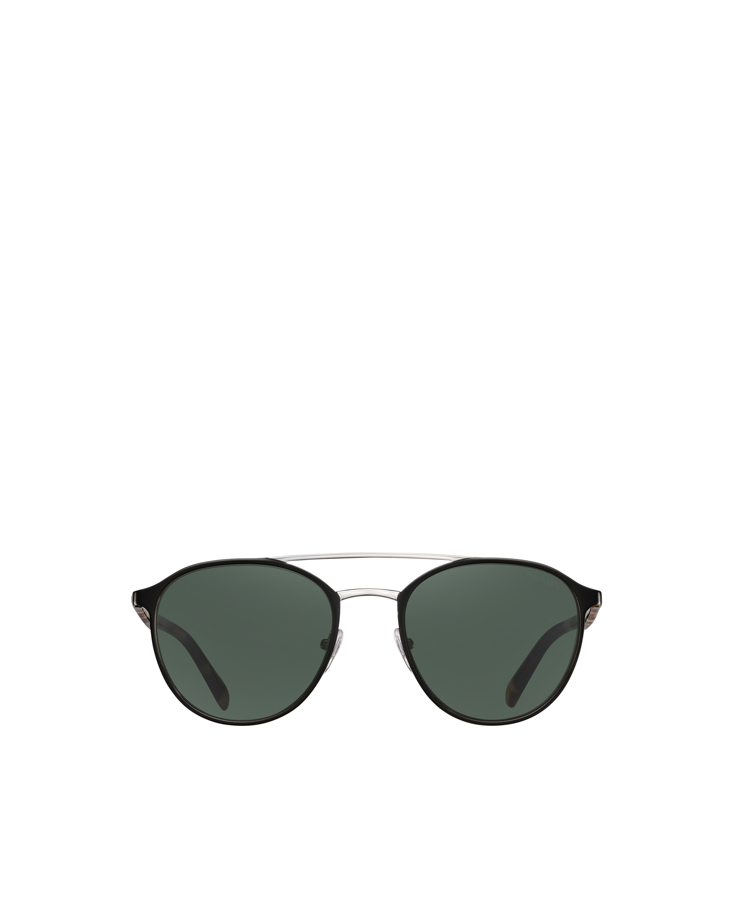 prada sunglasses silver