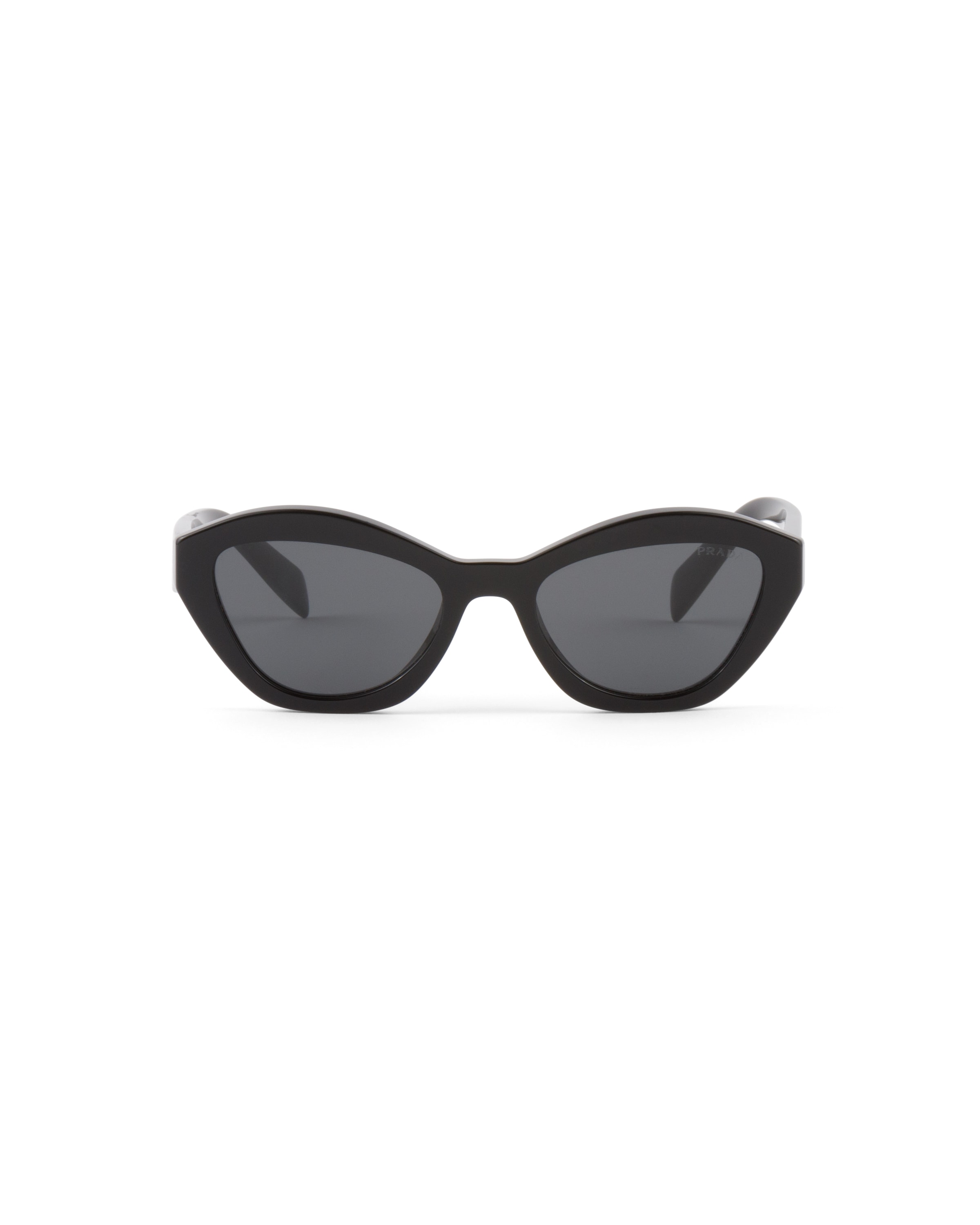 Prada Dark Grey Butterfly Ladies Sunglasses Pr A02sf 16k08z 55 In Slate Gray Lenses