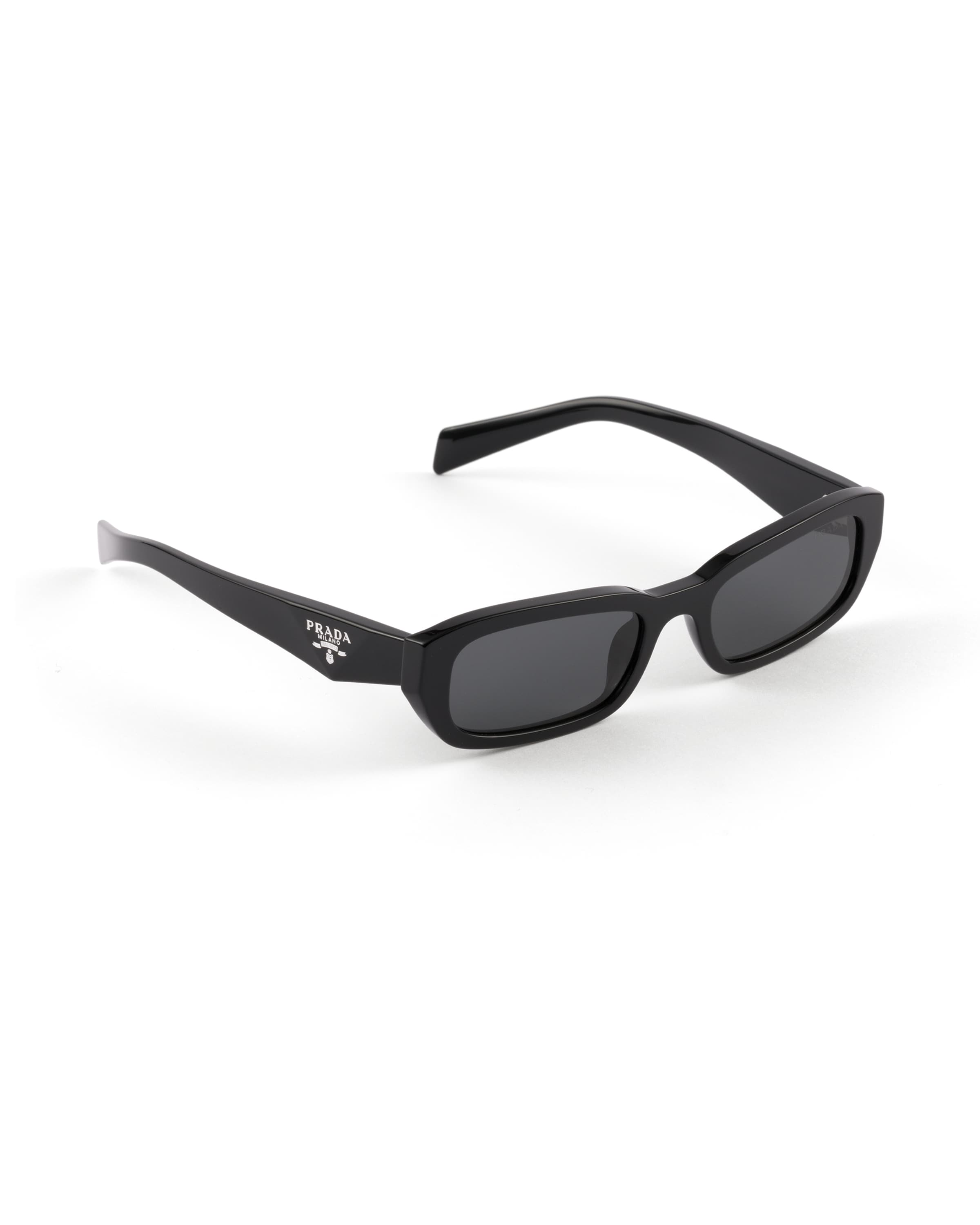 Prada Symbole Sunglasses In Schiefergraue Gläser
