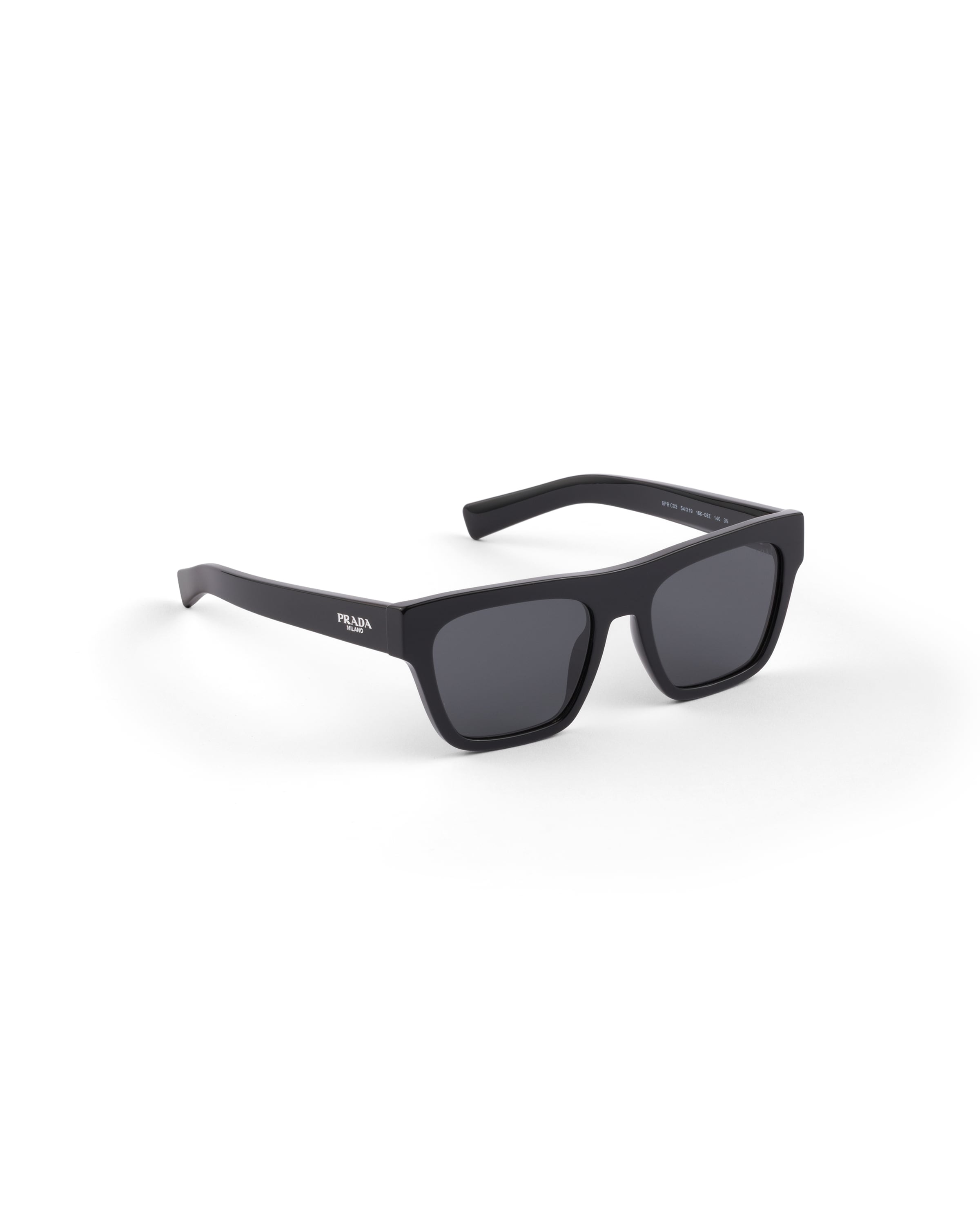 Prada Rectangular Frame Sunglasses In Gray