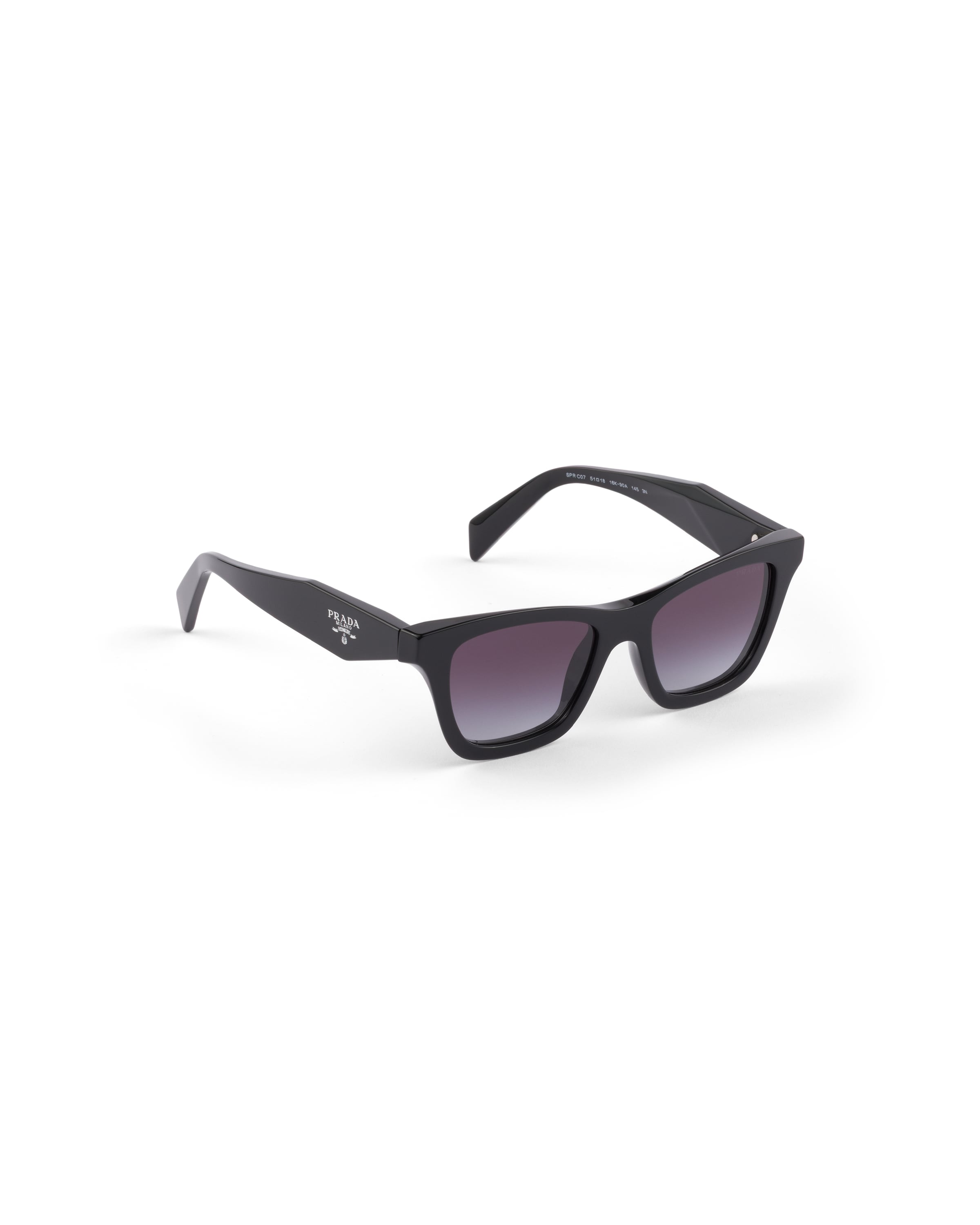 Prada Square-frame Sunglasses In Black