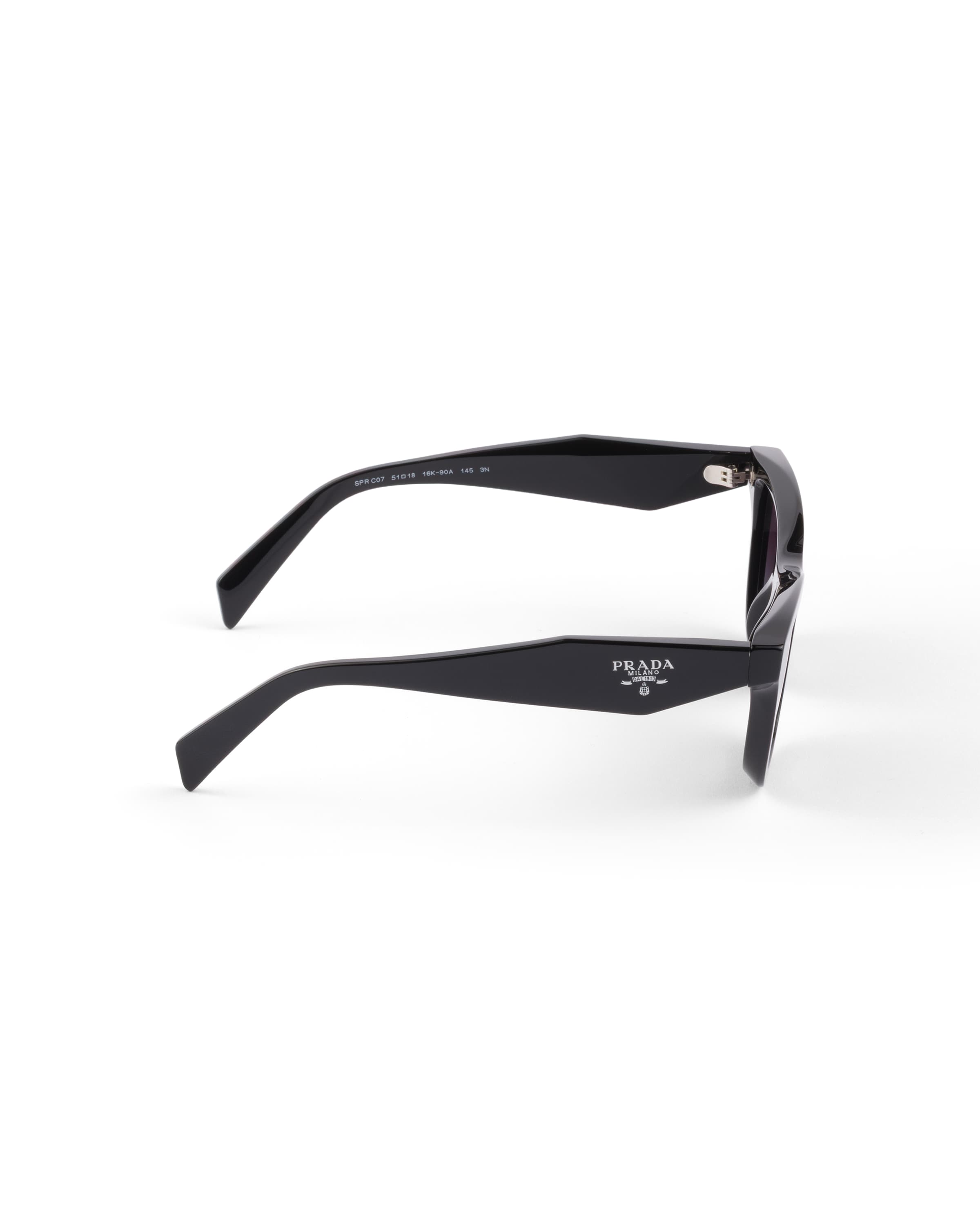 Prada Square-frame Sunglasses In Black