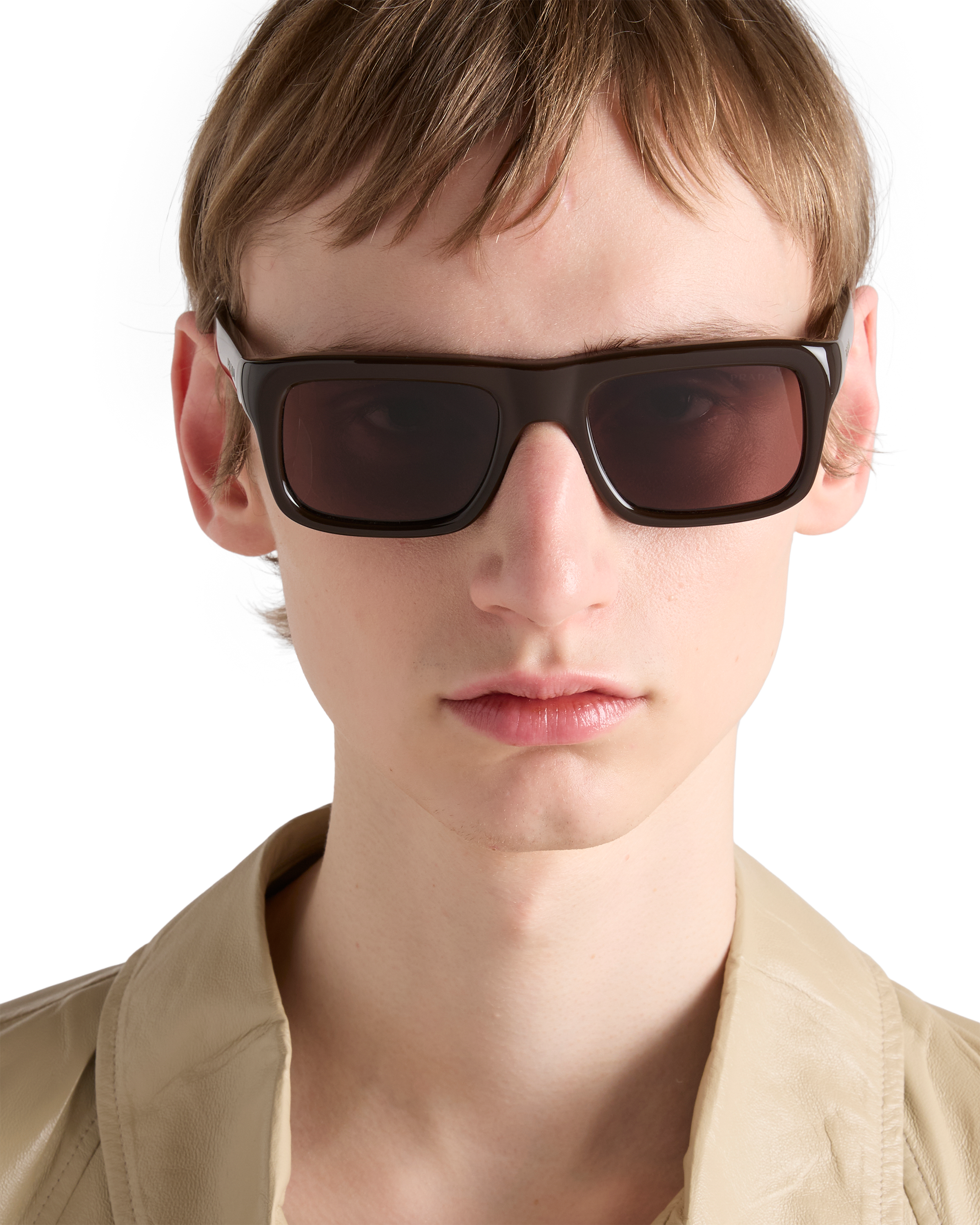 Carob Lenses Prada Shadowplay sunglasses | PRADA - United States