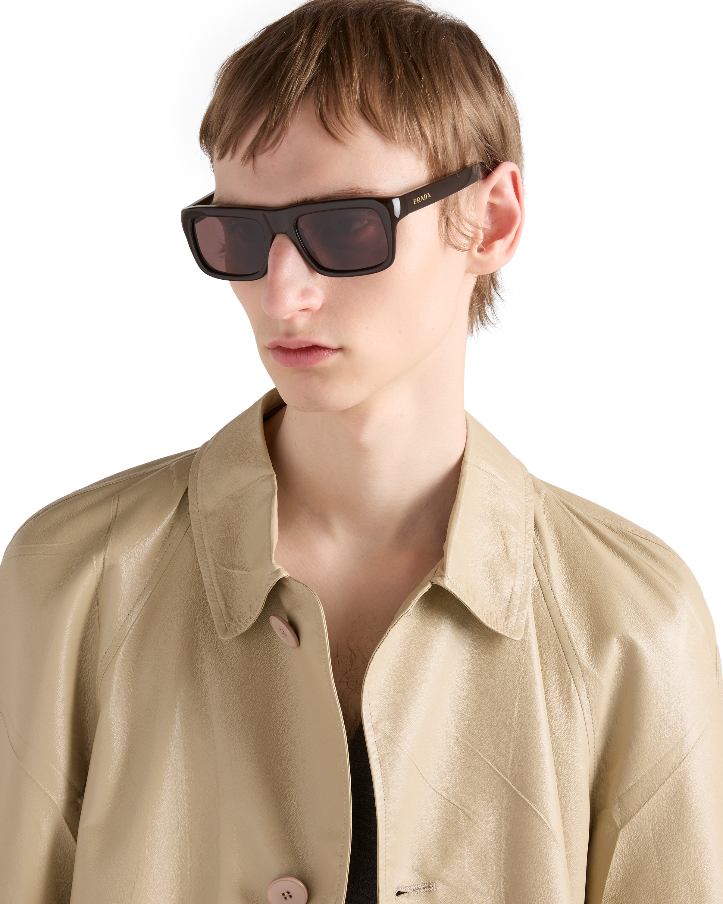 Carob Lenses Prada Shadowplay Sunglasses | PRADA - United States