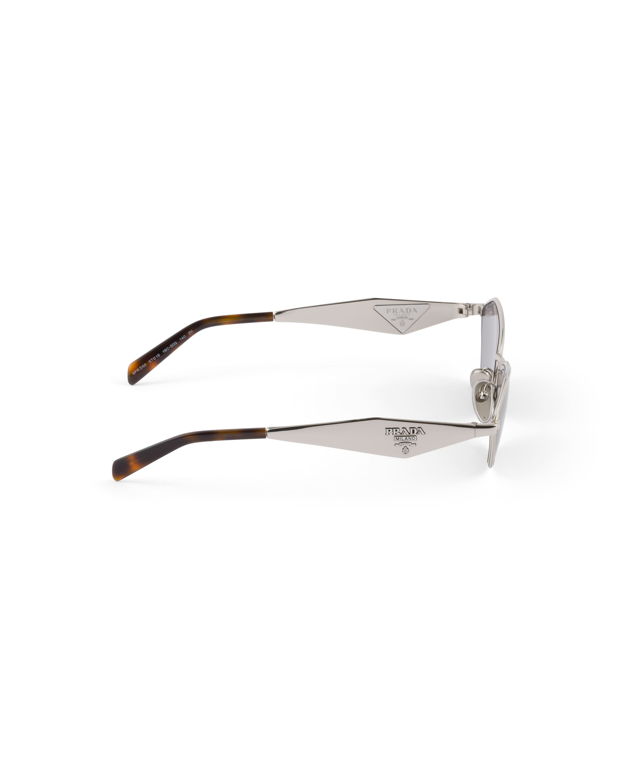 Prada Sonnenbrille Mit Logo In Gray