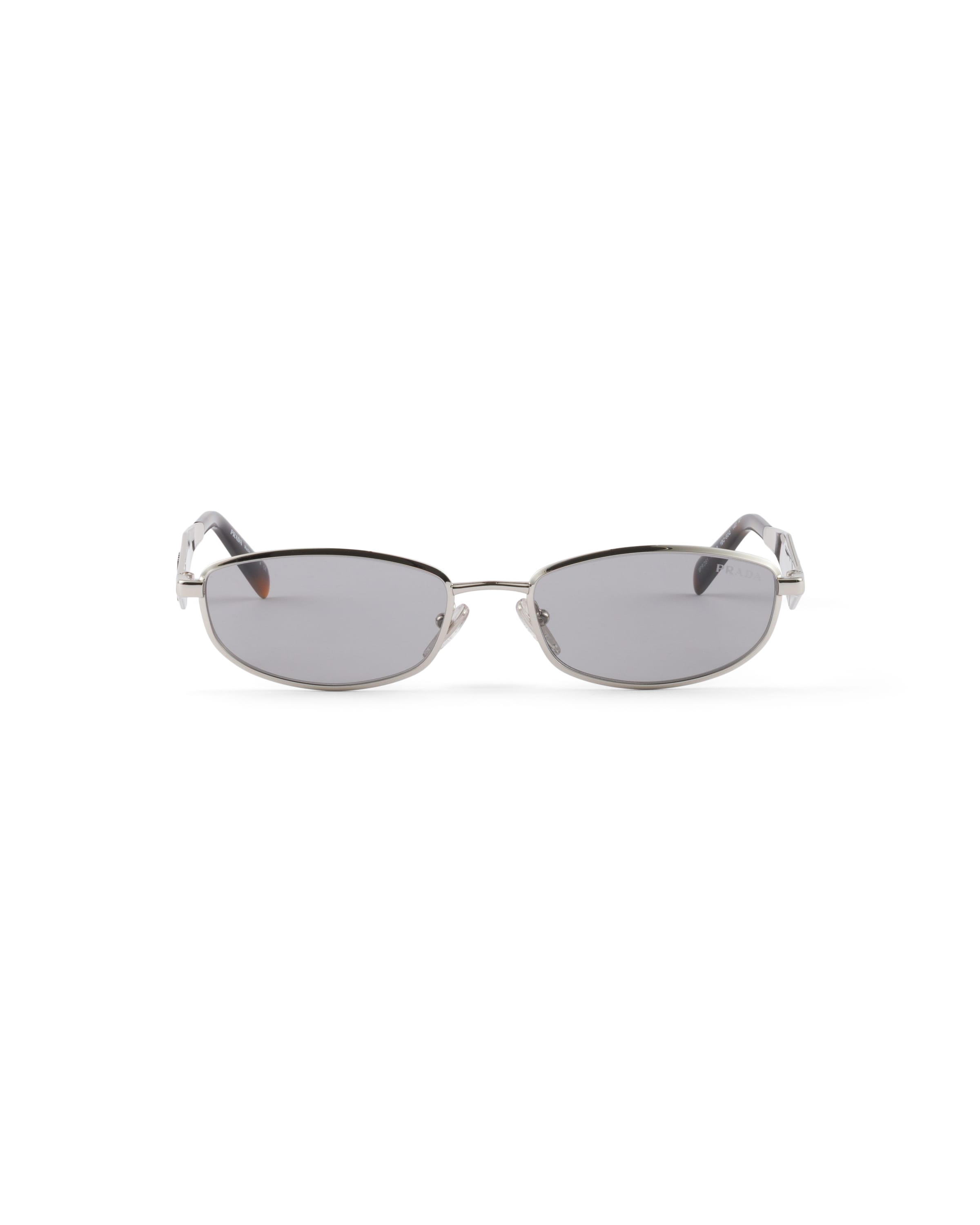 Prada Sonnenbrille Mit Logo In Gray