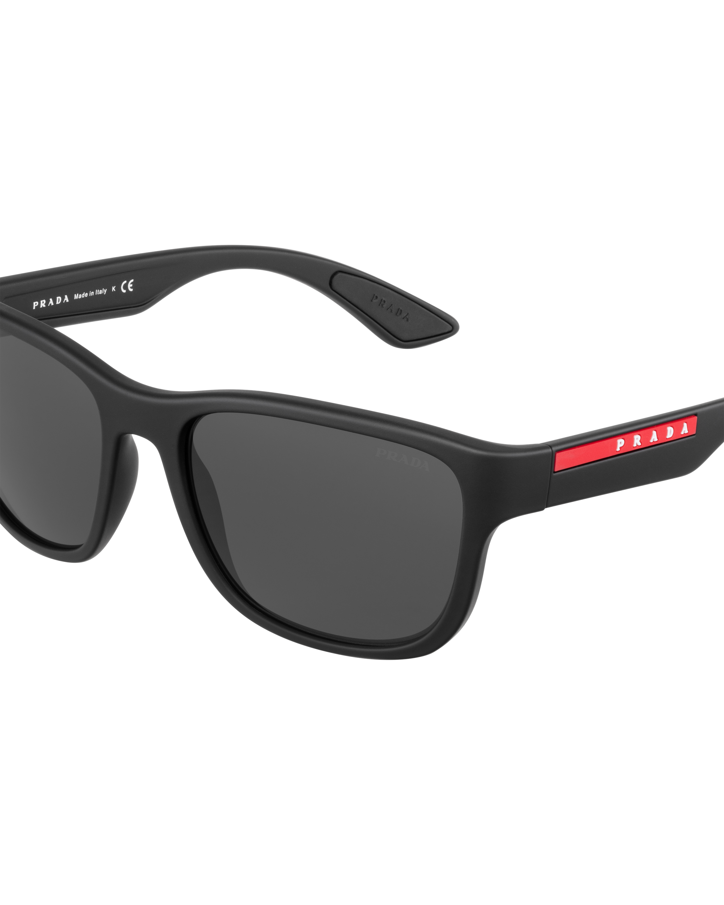 Slate Gray Lenses Prada Linea Rossa Flask Sunglasses PRADA