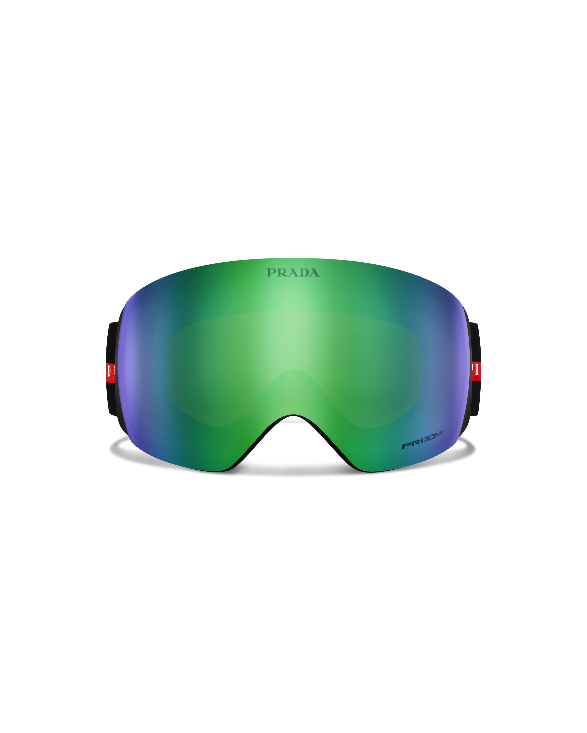 Green Mirrored Lenses Prada Linea Rossa By Oakley Ski Goggles