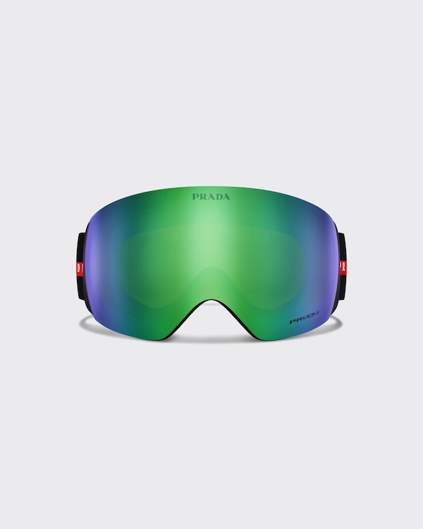 Green Mirrored Lenses Prada Linea Rossa by Oakley ski