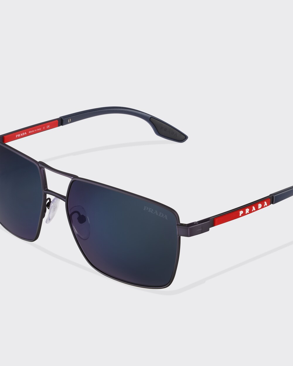 Blue Flash Lenses Prada Linea Rossa Eyewear Collection sunglasses | Prada