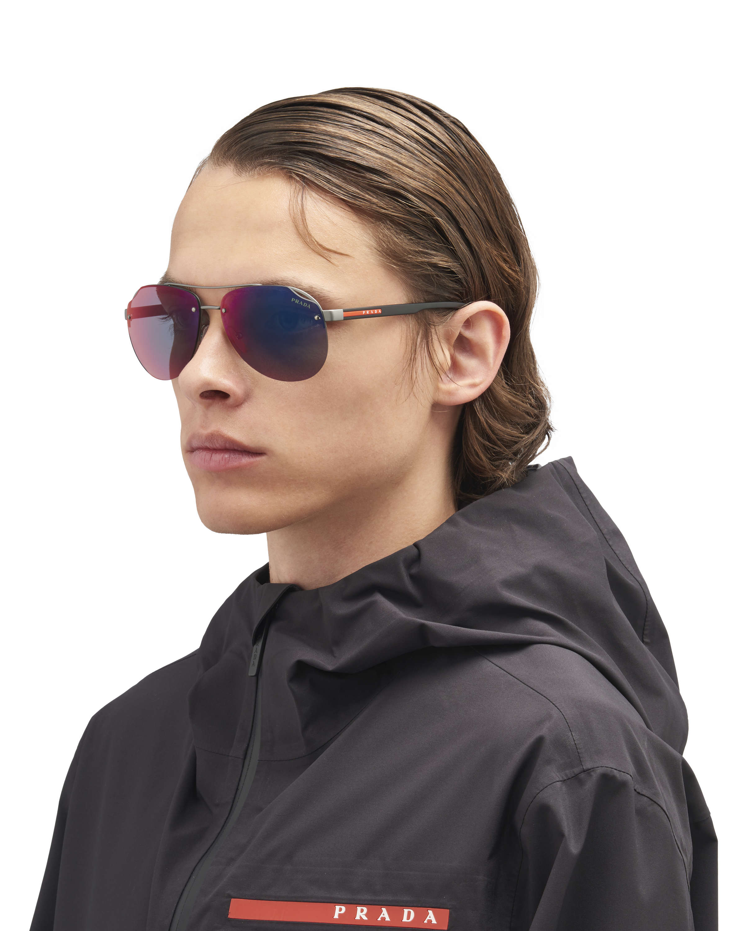 prada rimless sunglasses